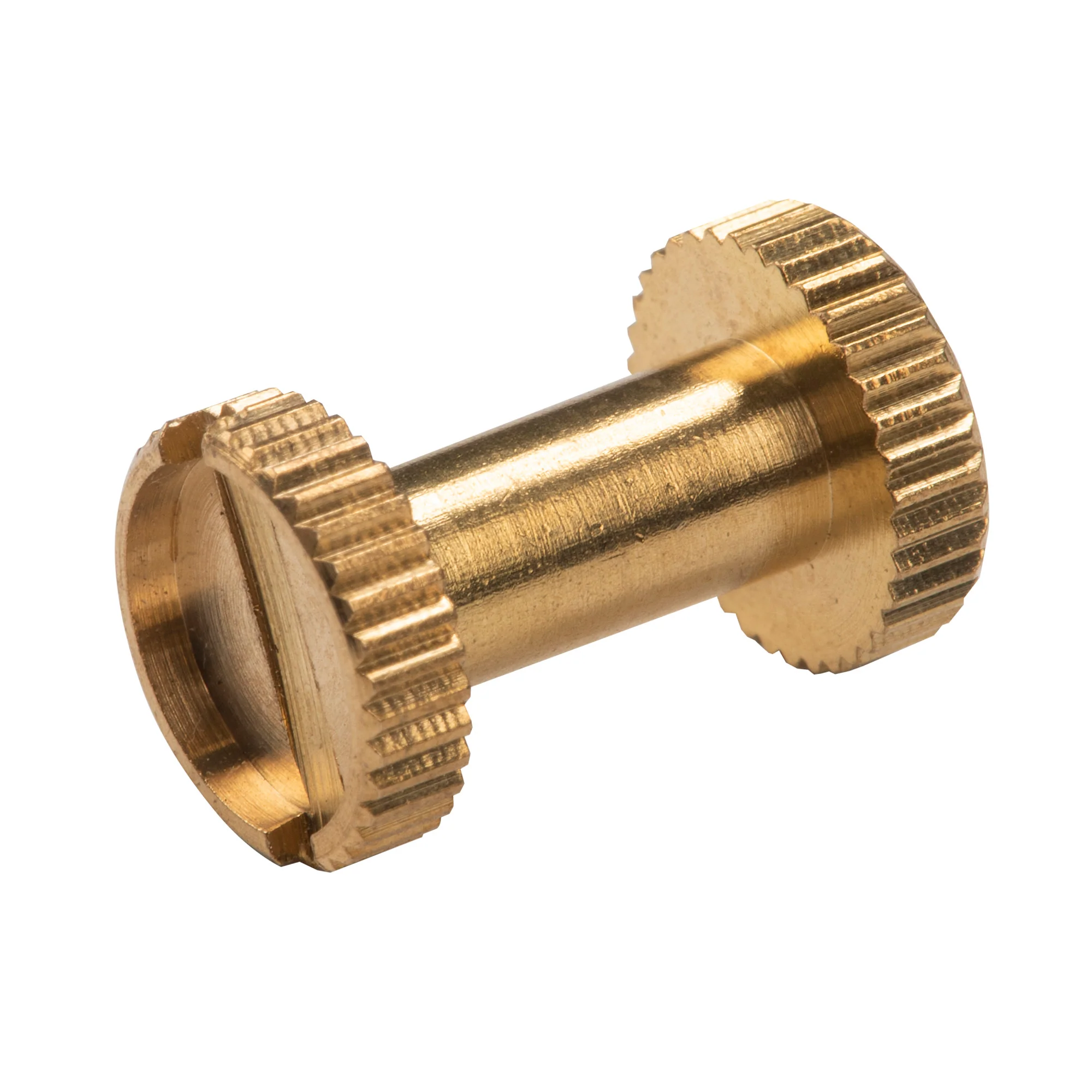 Short Post Chicago Screws, Brass, 3 pc - Image 3