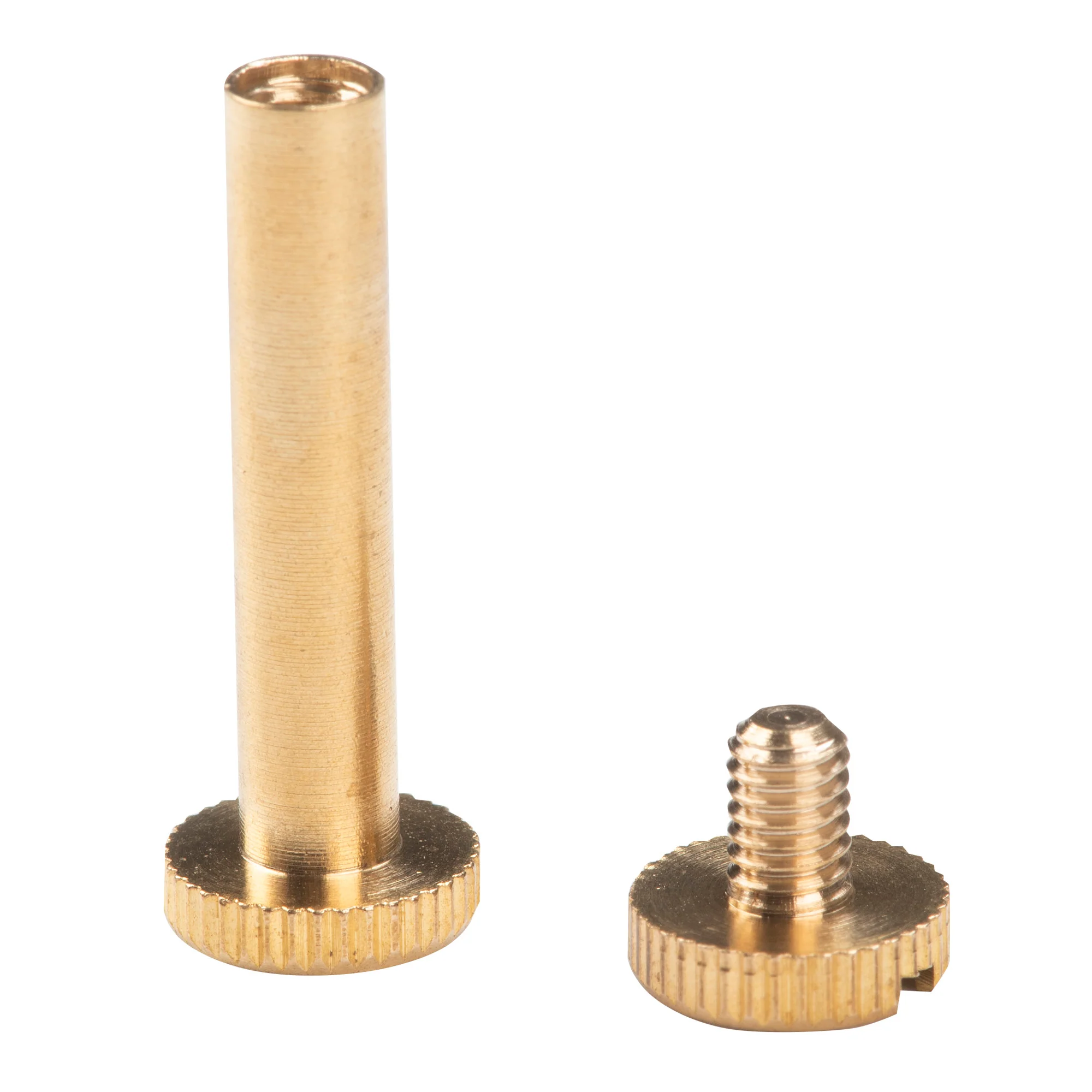 Long Post Chicago Screws, Brass, 3 pc - Image 3