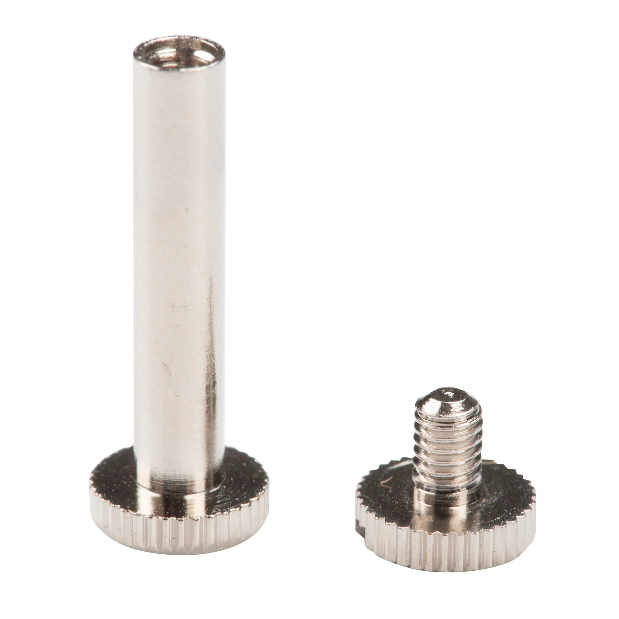 Long Post Chicago Screws, Nickel, 3 pc - Image 4
