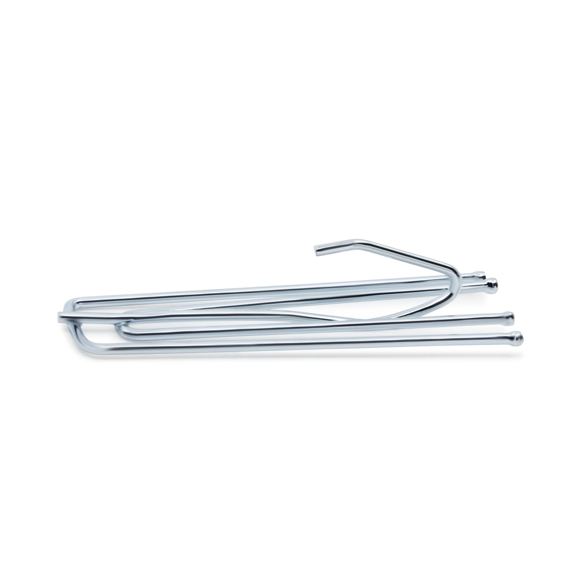 Long Neck Pleater Hooks, Silver, 14 pc - Image 3