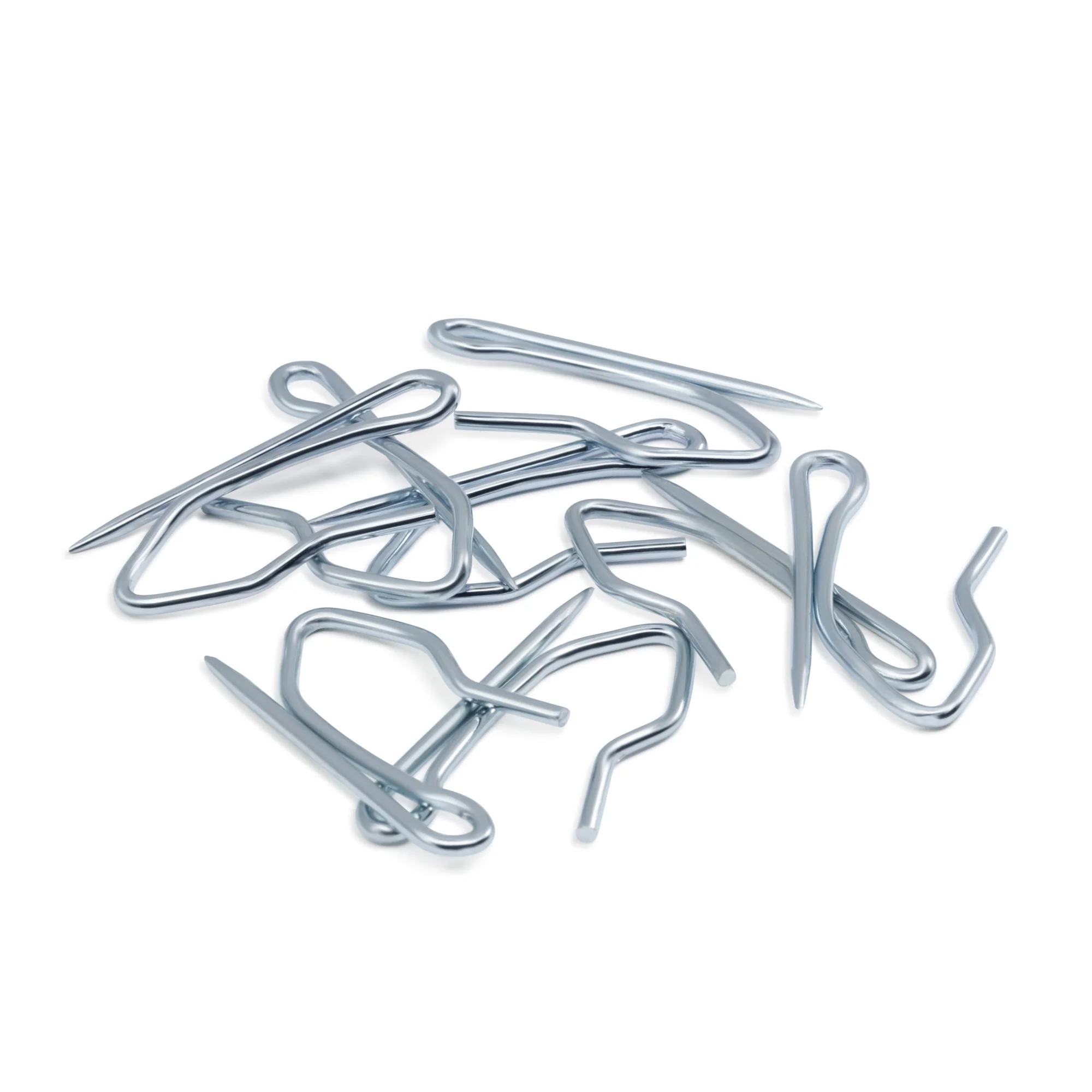 Pin-On Hooks, Silver, 56 pc - Image 3