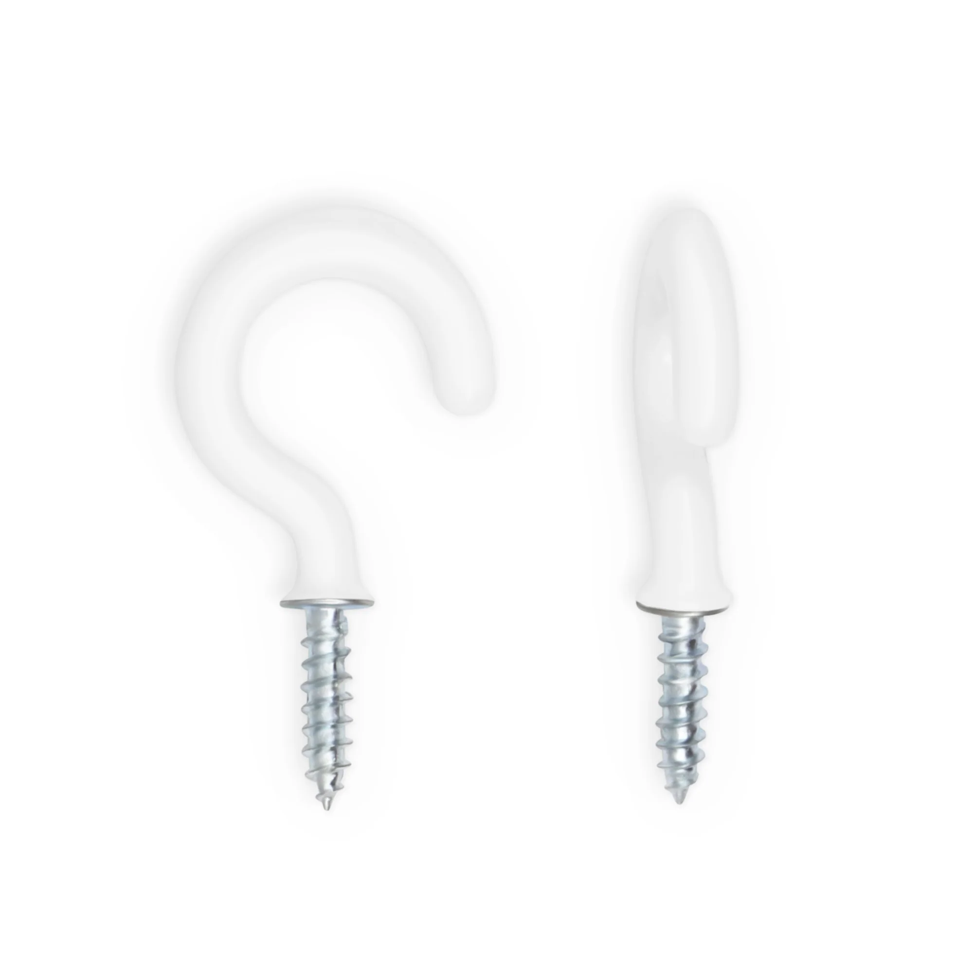 1-1/2" Tieback Holder Set, White, 2 Sets - Image 2