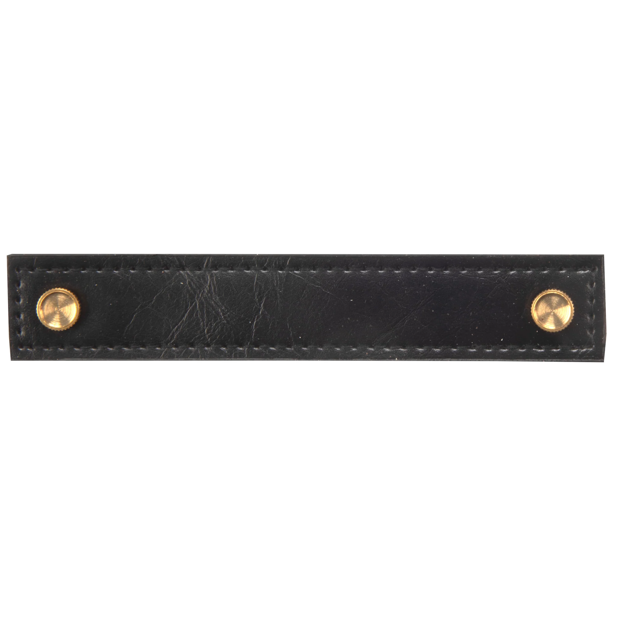5-1/2" Faux Leather Handle Set, Black - Image 2