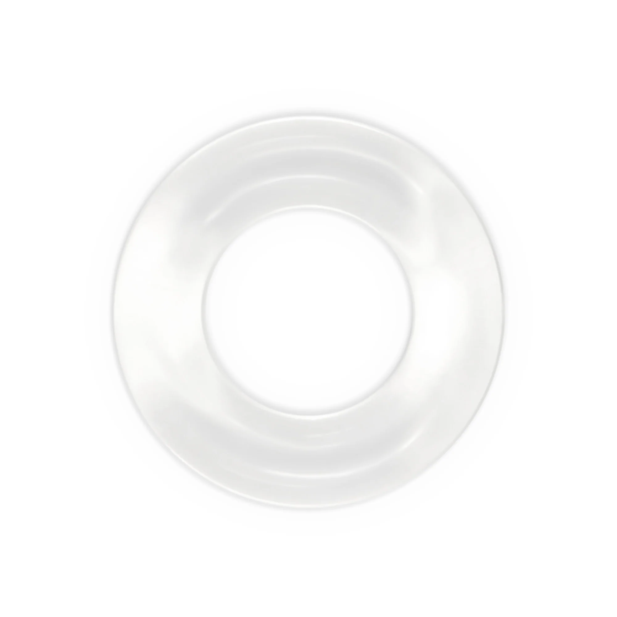 1/2" Plastic Rings, Clear, 24 pc - Image 2