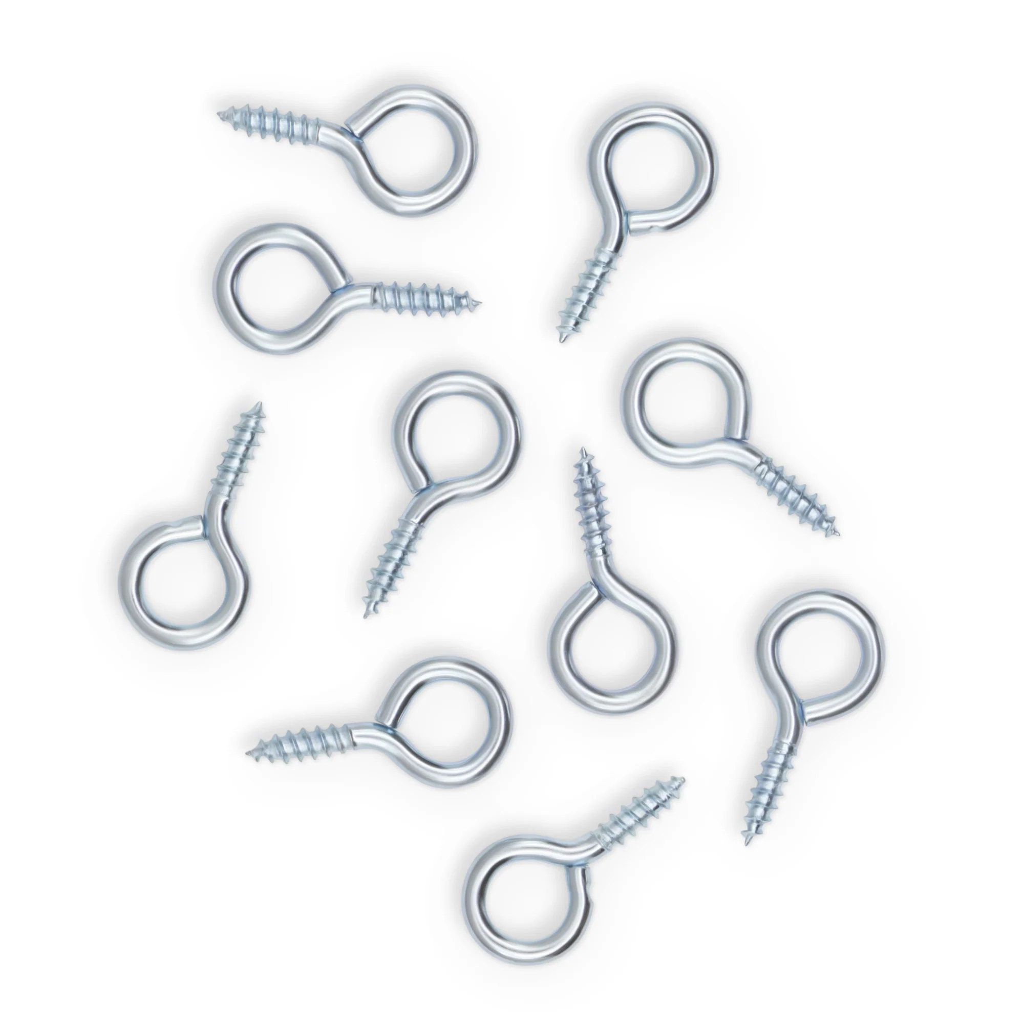 5/16" Screw Eyes, Silver, 12 pc - Image 3
