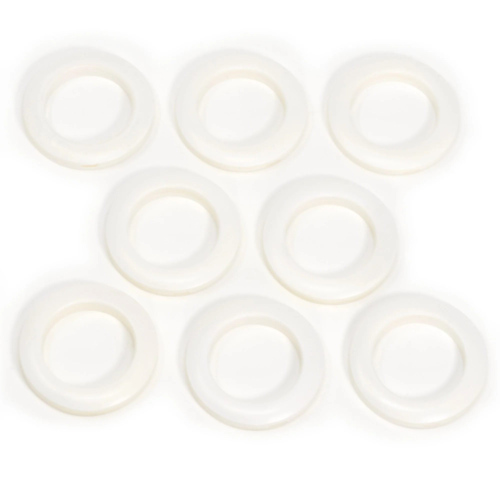 1-9/16" Curtain Grommets, White, 8 Sets - Image 2