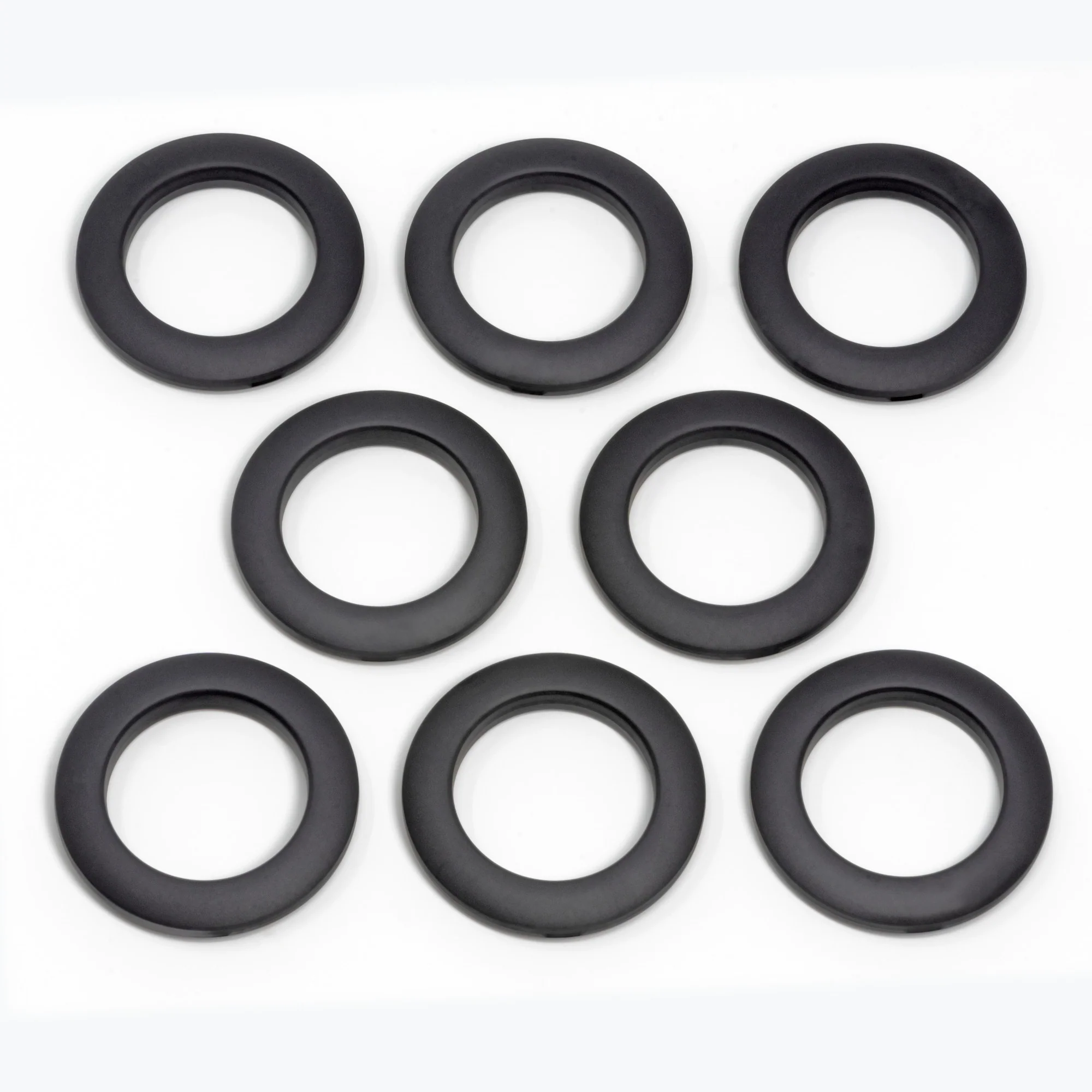 1-9/16" Curtain Grommets, Matte Black, 8 Sets - Image 2