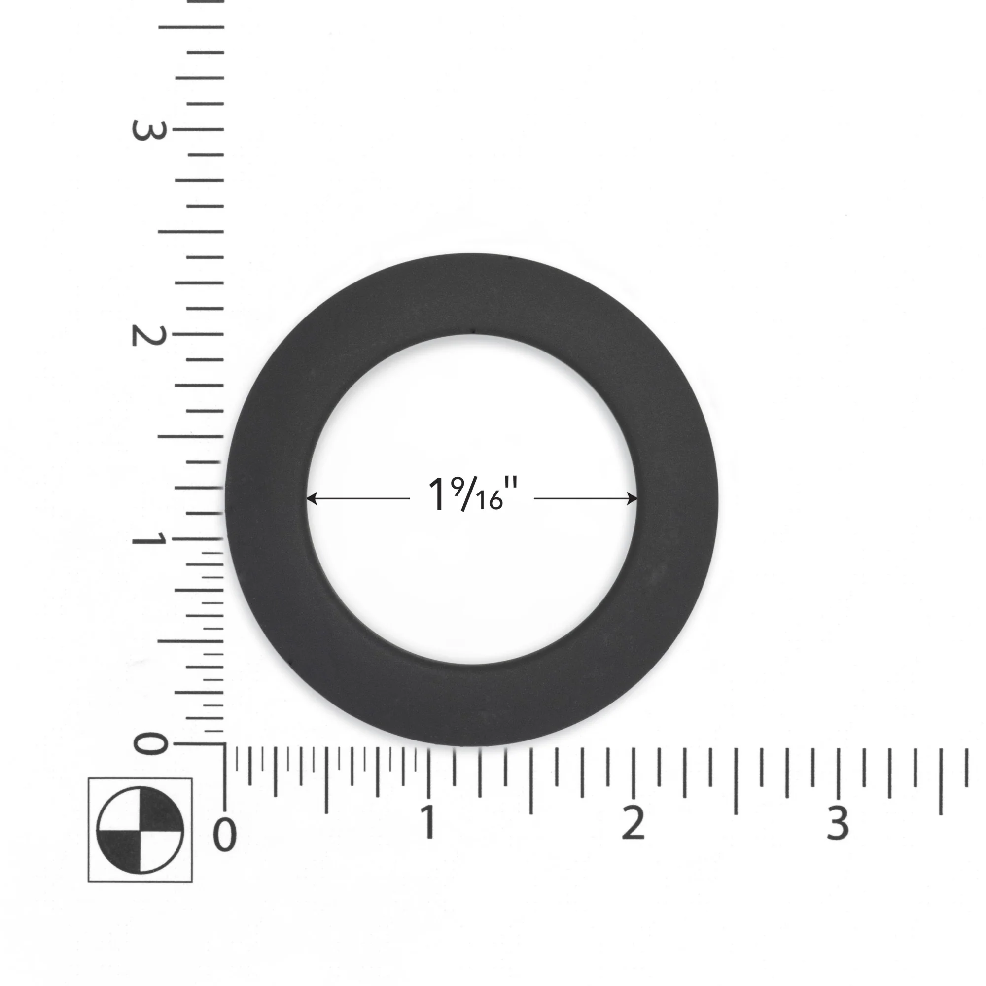 1-9/16" Curtain Grommets, Matte Black, 8 Sets - Image 3