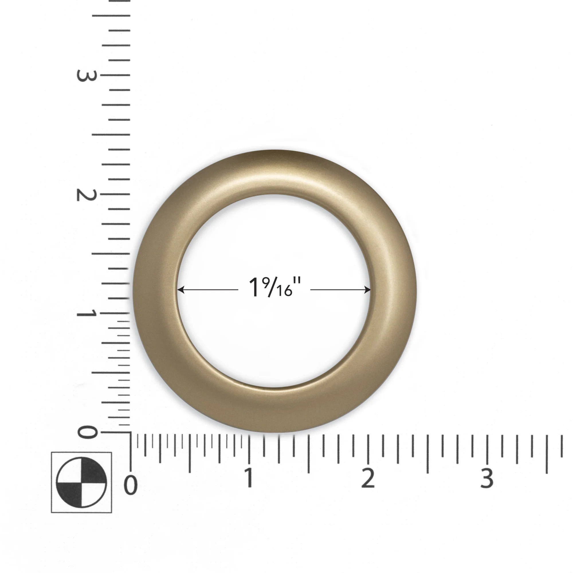 1-9/16" Curtain Grommets, Matte Gold, 8 Sets - Image 3