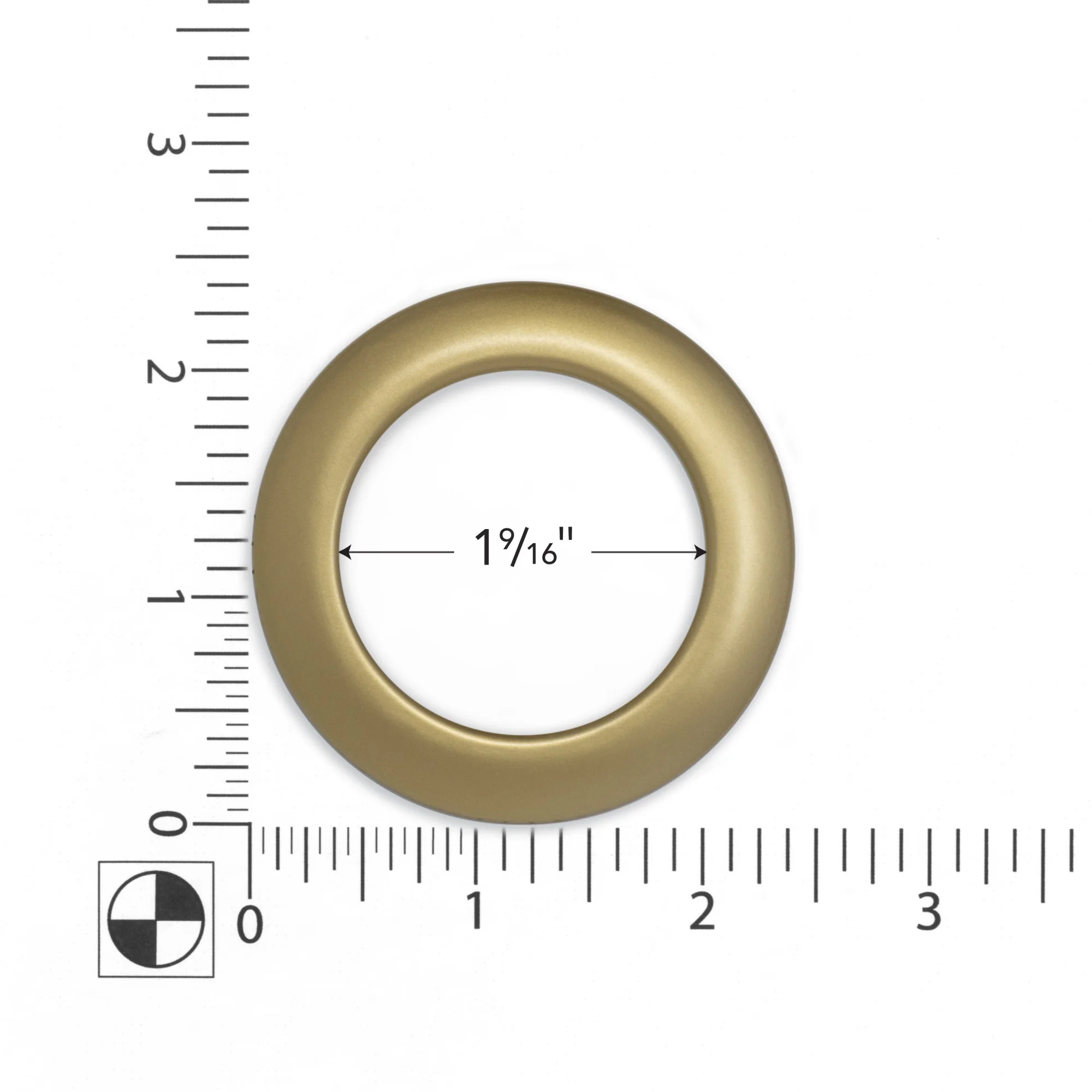 1-9/16" Curtain Grommets, Brass, 8 Sets - Image 3