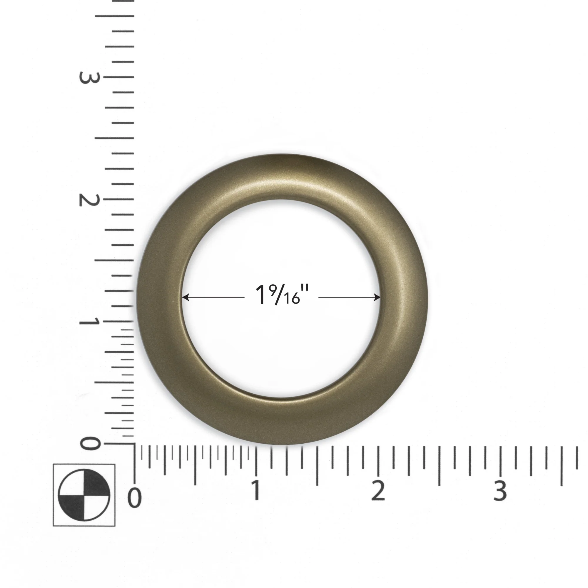 1-9/16" Curtain Grommets, Antique Gold, 8 Sets - Image 3
