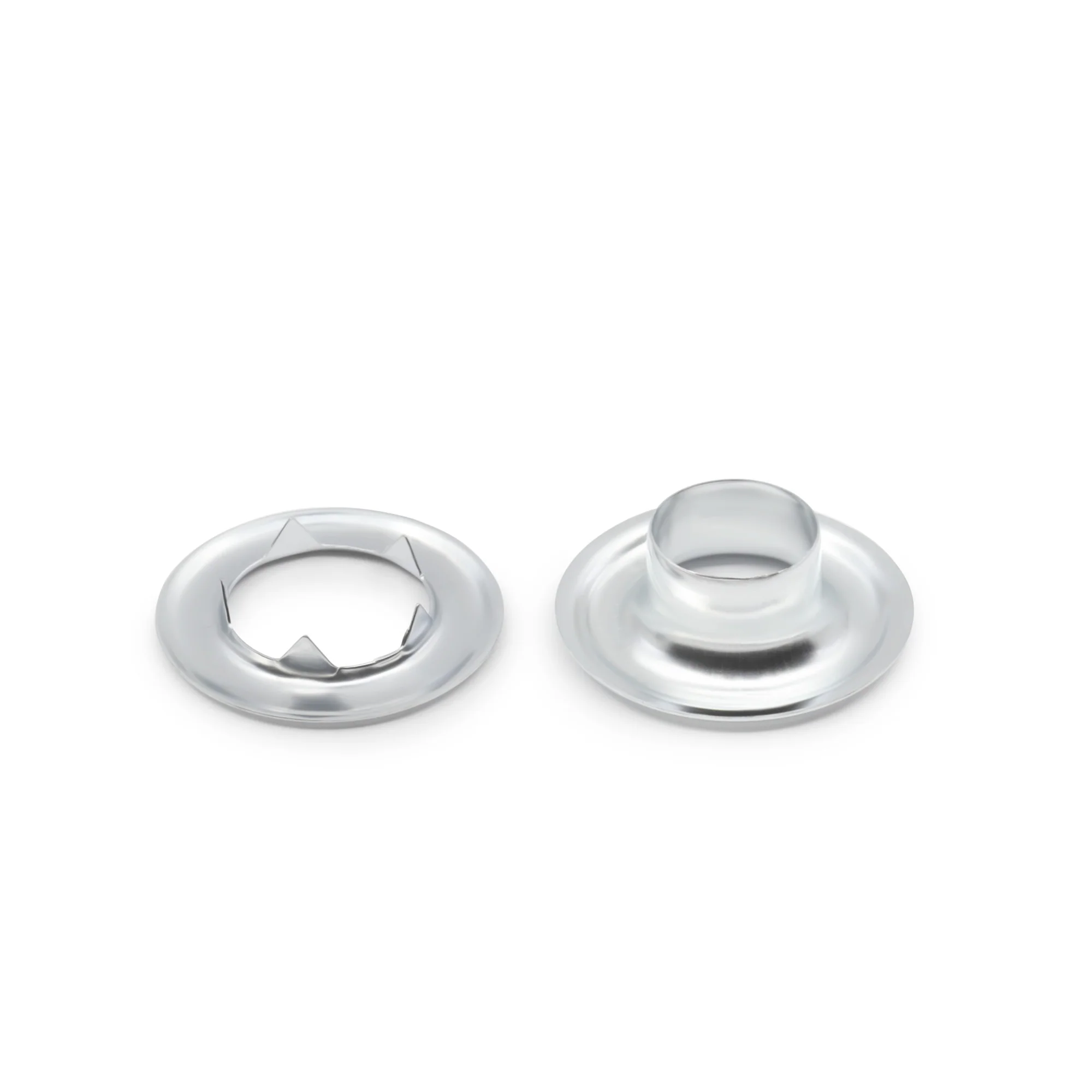7/16" Zinc-Plated Brass Grommets, 10 Sets - Image 2