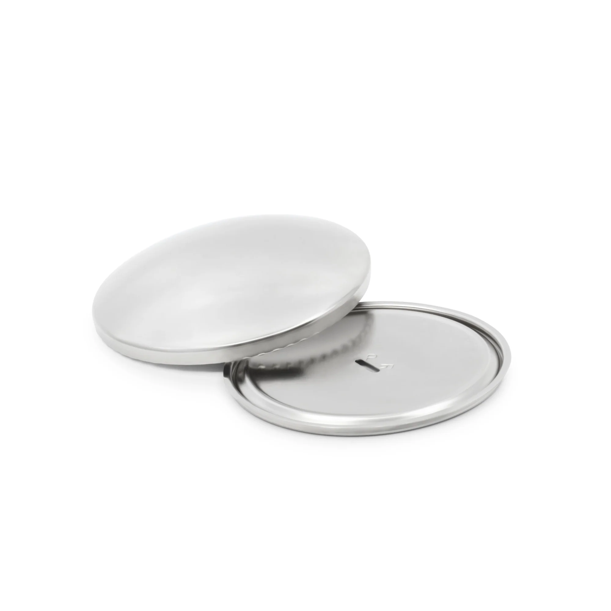 2-1/2" Half Ball Cover Button, Nickel - Image 2