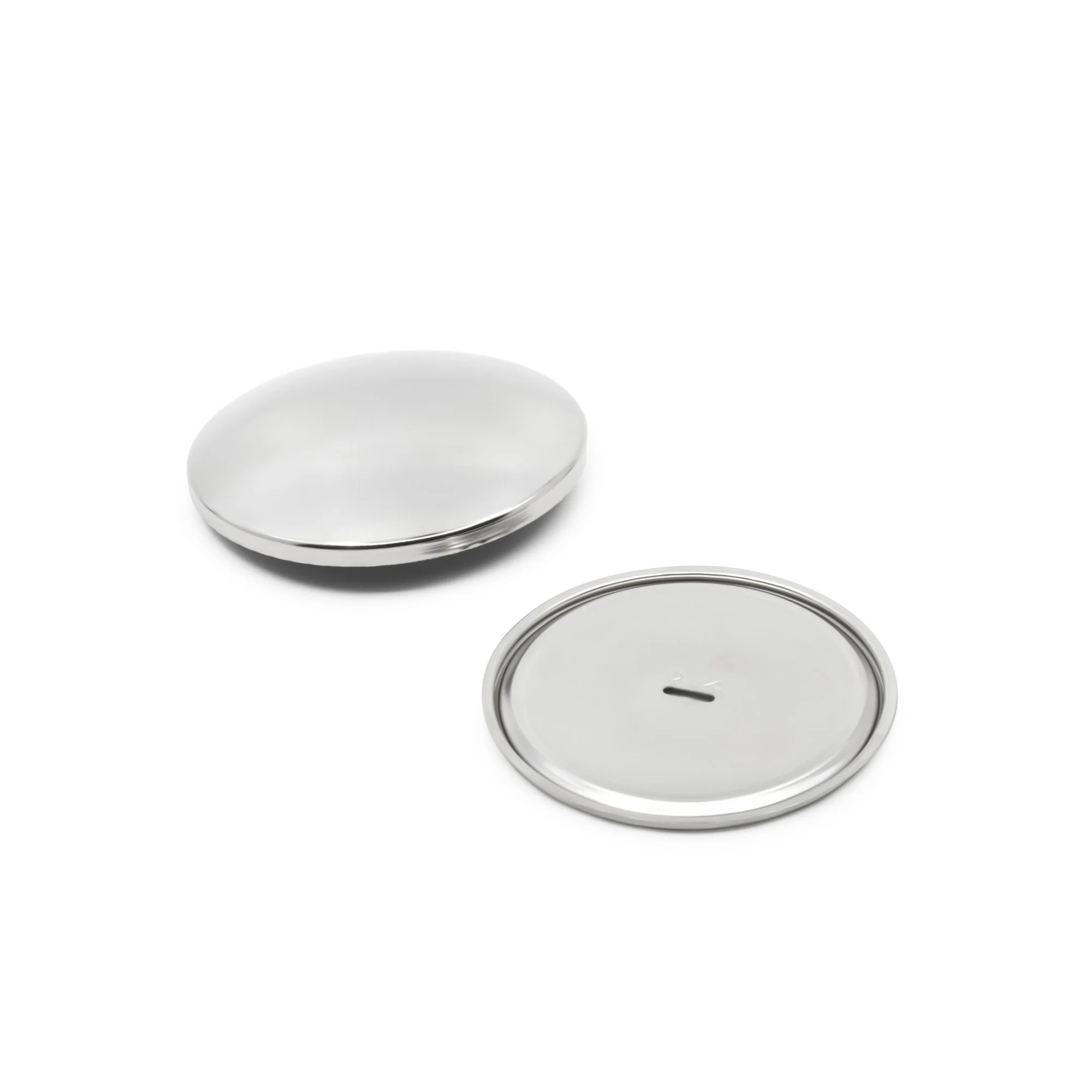 2-1/2" Half Ball Cover Button, Nickel - Image 3