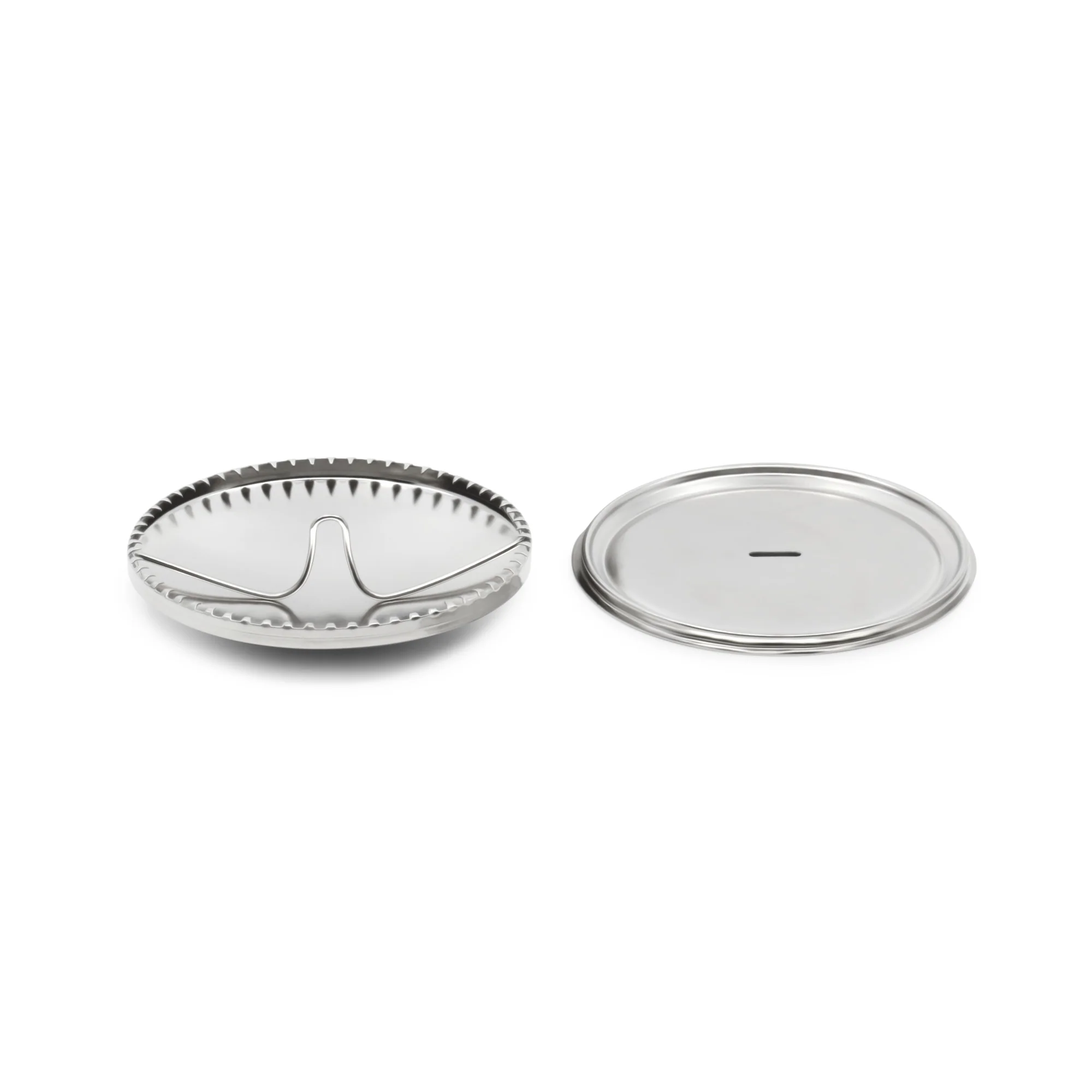 2-1/2" Half Ball Cover Button, Nickel - Image 4