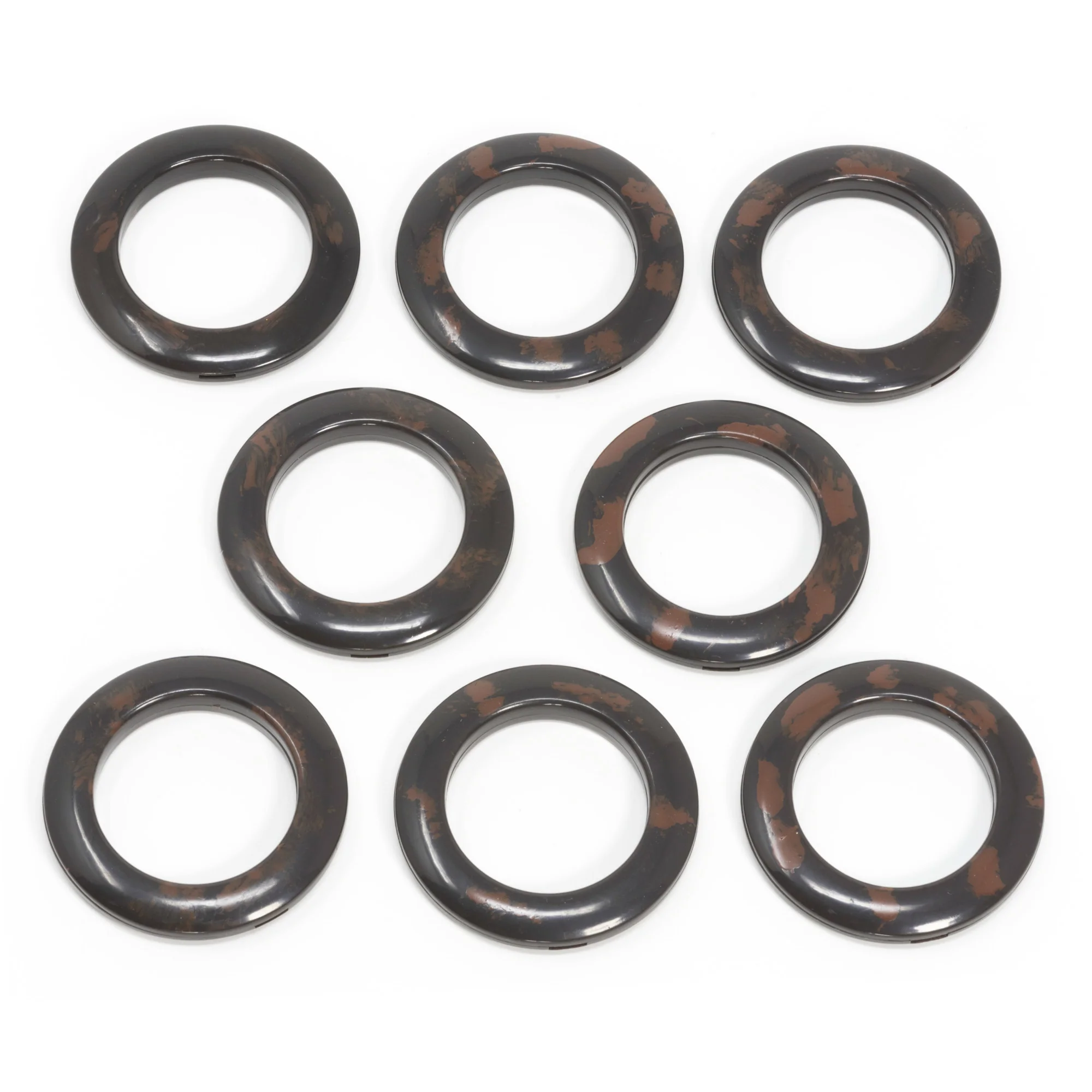 1-9/16" Curtain Grommets, Brown, 8 Sets - Image 2