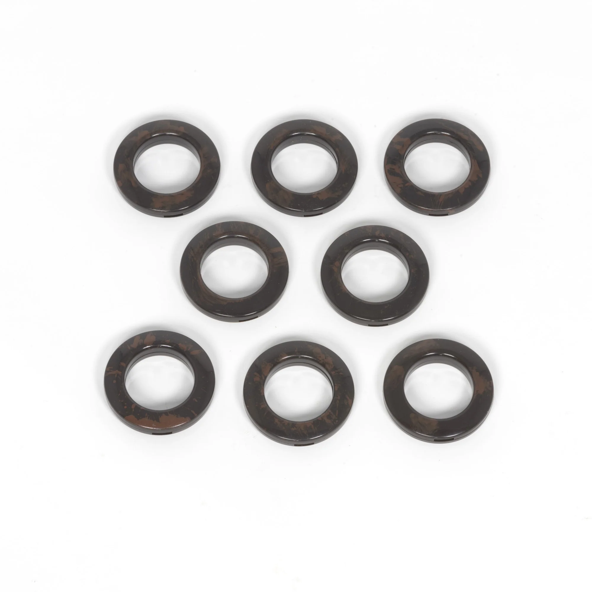1" Curtain Grommets, Brown, 8 Sets - Image 2