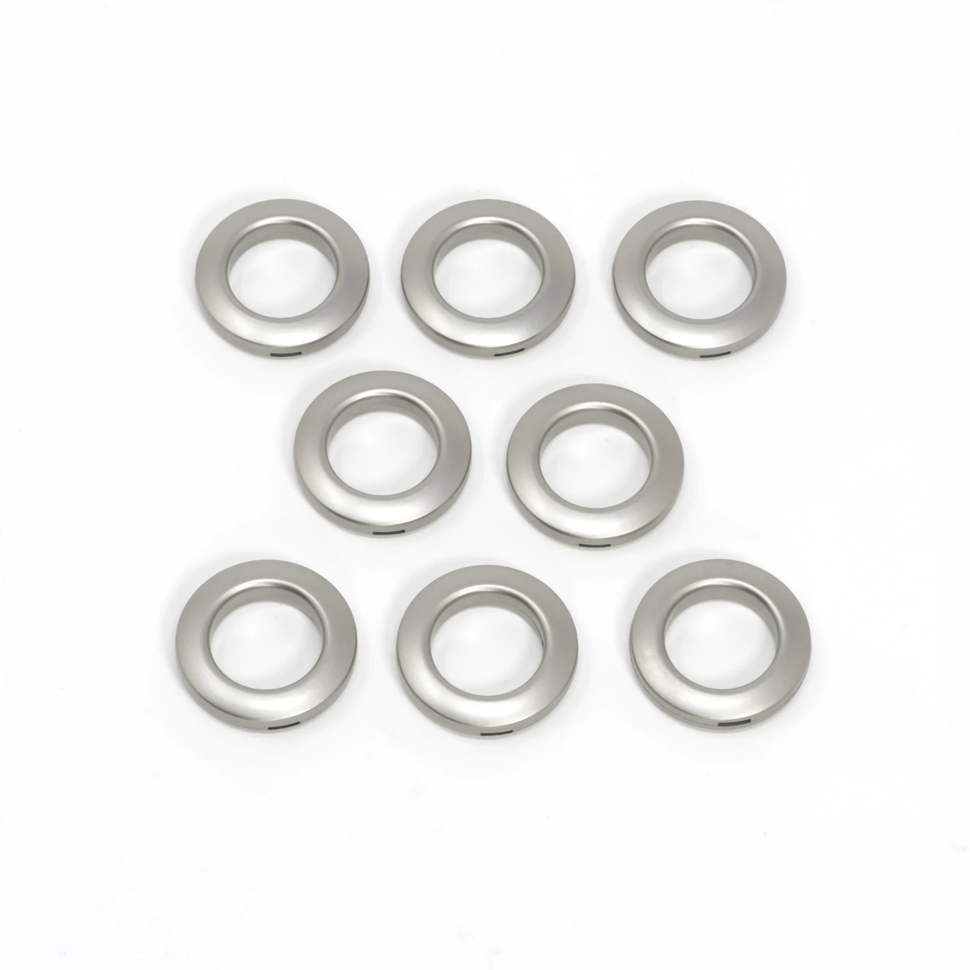 1" Curtain Grommets, Pewter, 8 Sets - Image 2