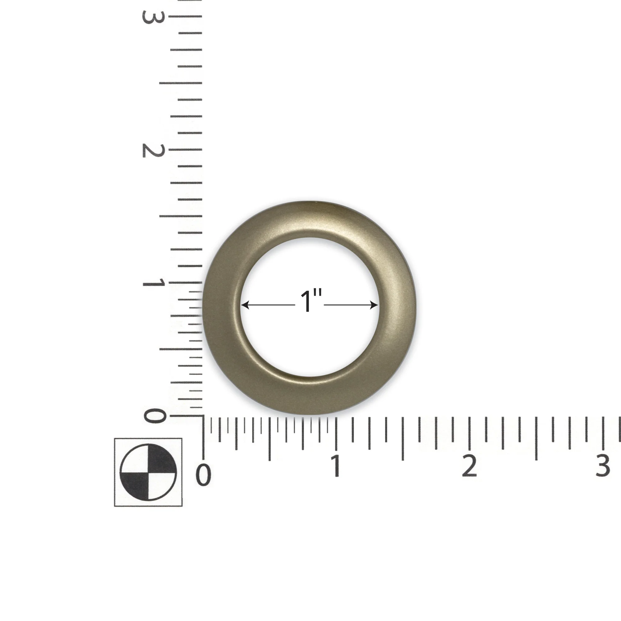 1" Curtain Grommets, Antique Gold, 8 Sets - Image 3