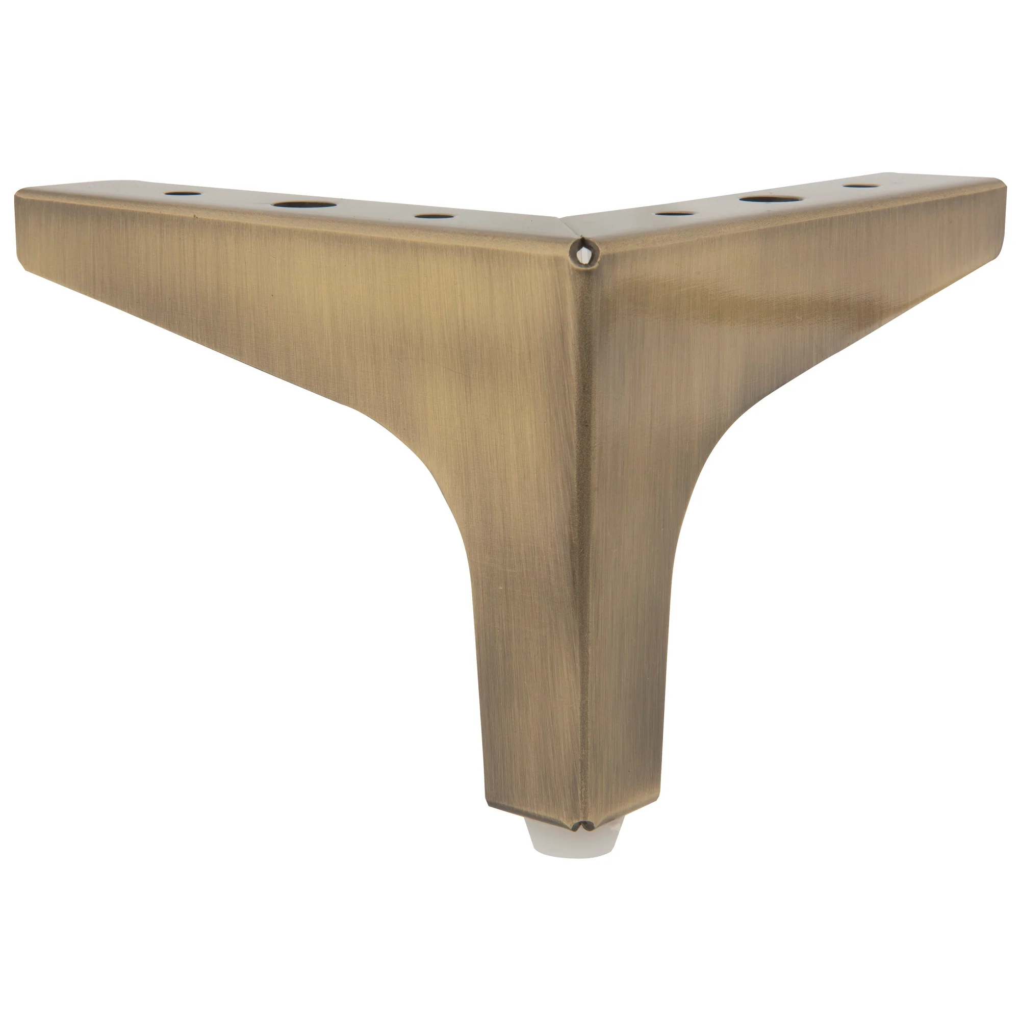 Metal Corner Legs, Antique Brass, 2 pc - Image 3