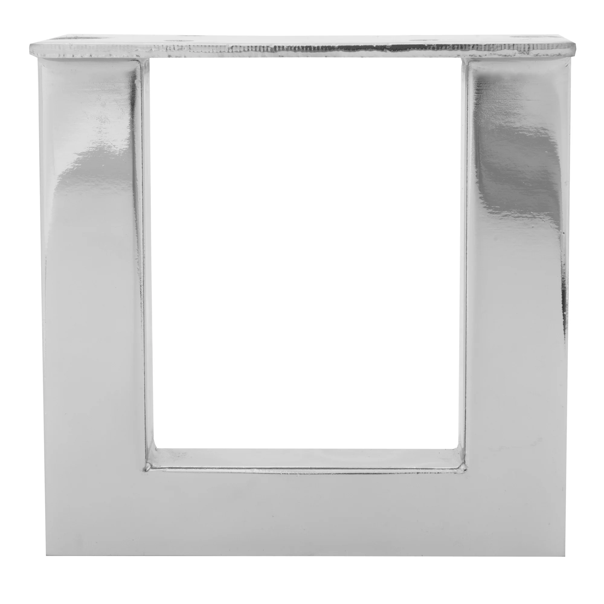 Industrial Metal Legs, Nickel, 2 pc - Image 5