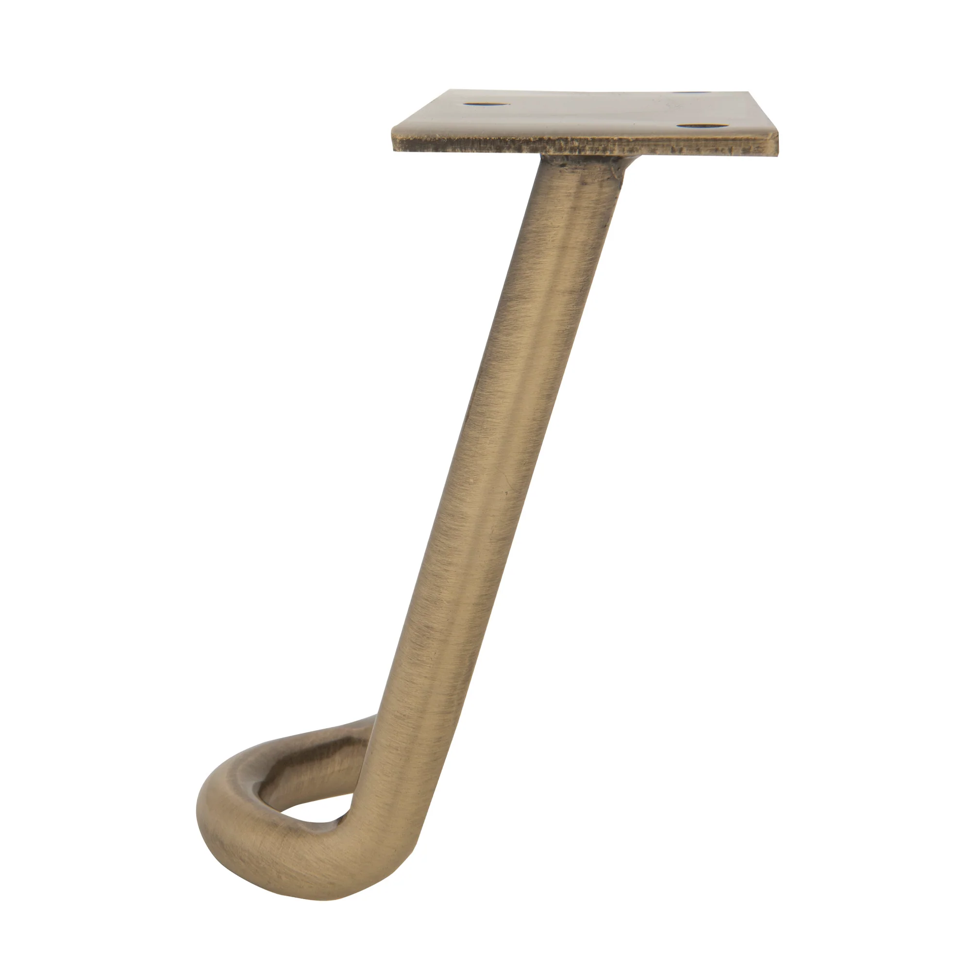 Modern Hairpin Legs, Antique Brass, 2 pc - Image 4