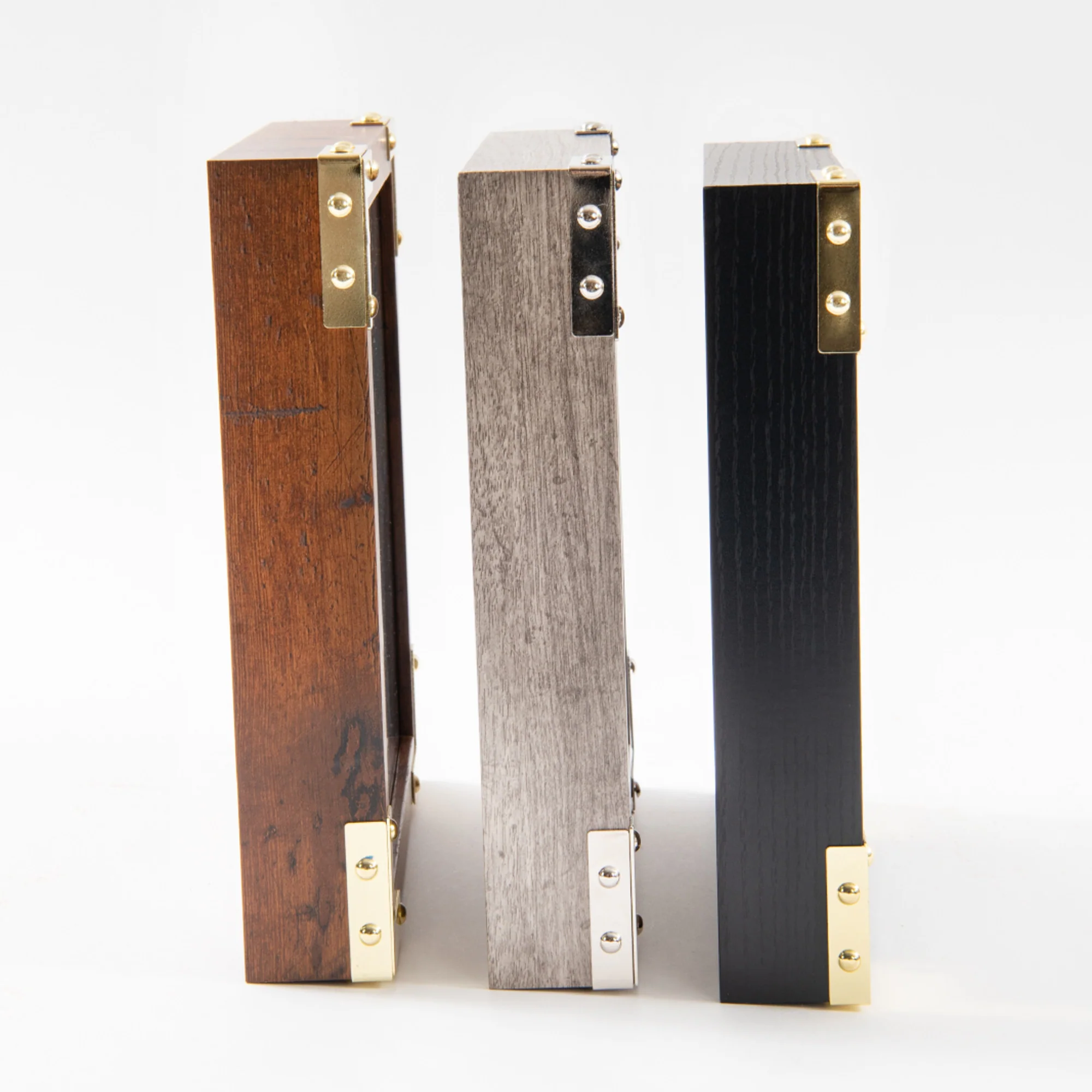 Smooth Right Angle Corners, Small, Brass, 4 pc - Image 8