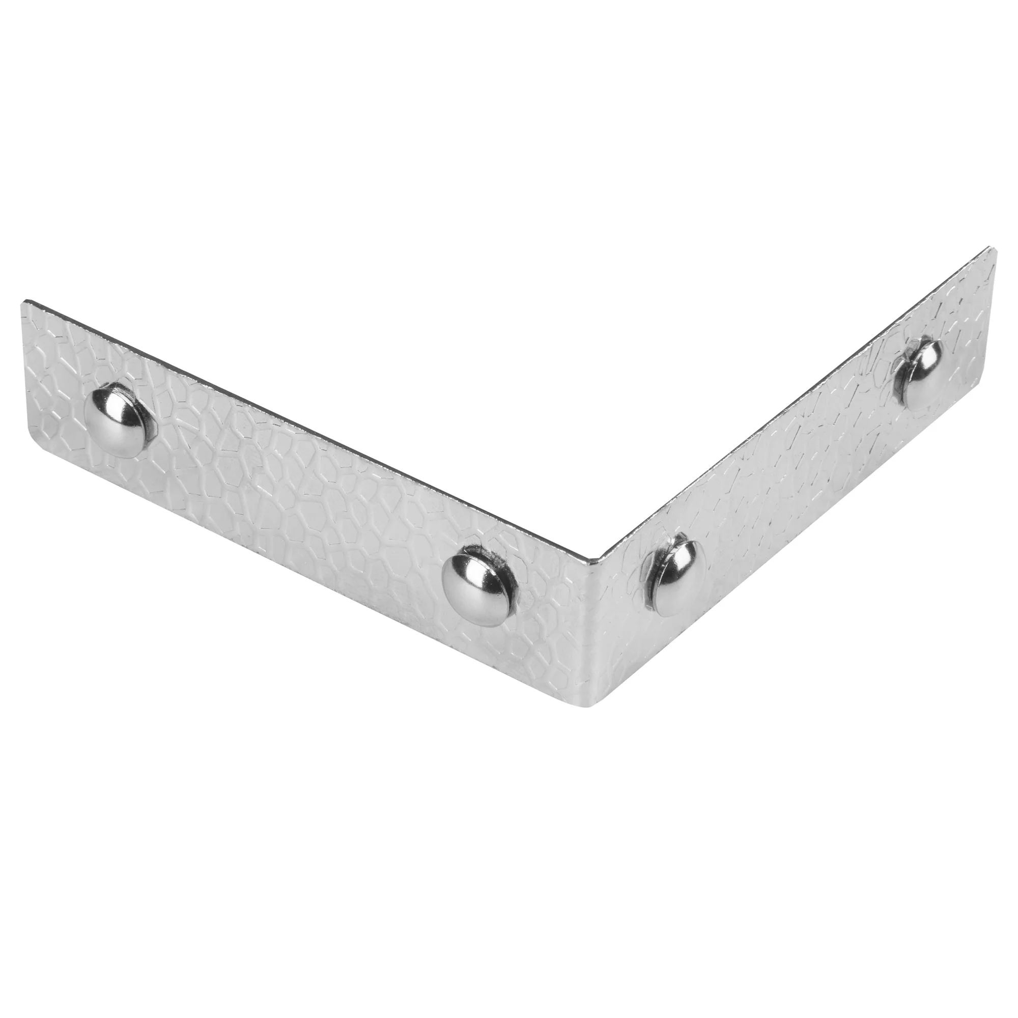 Textured Right Angle Corners, Large, Nickel, 4 pc - Image 4