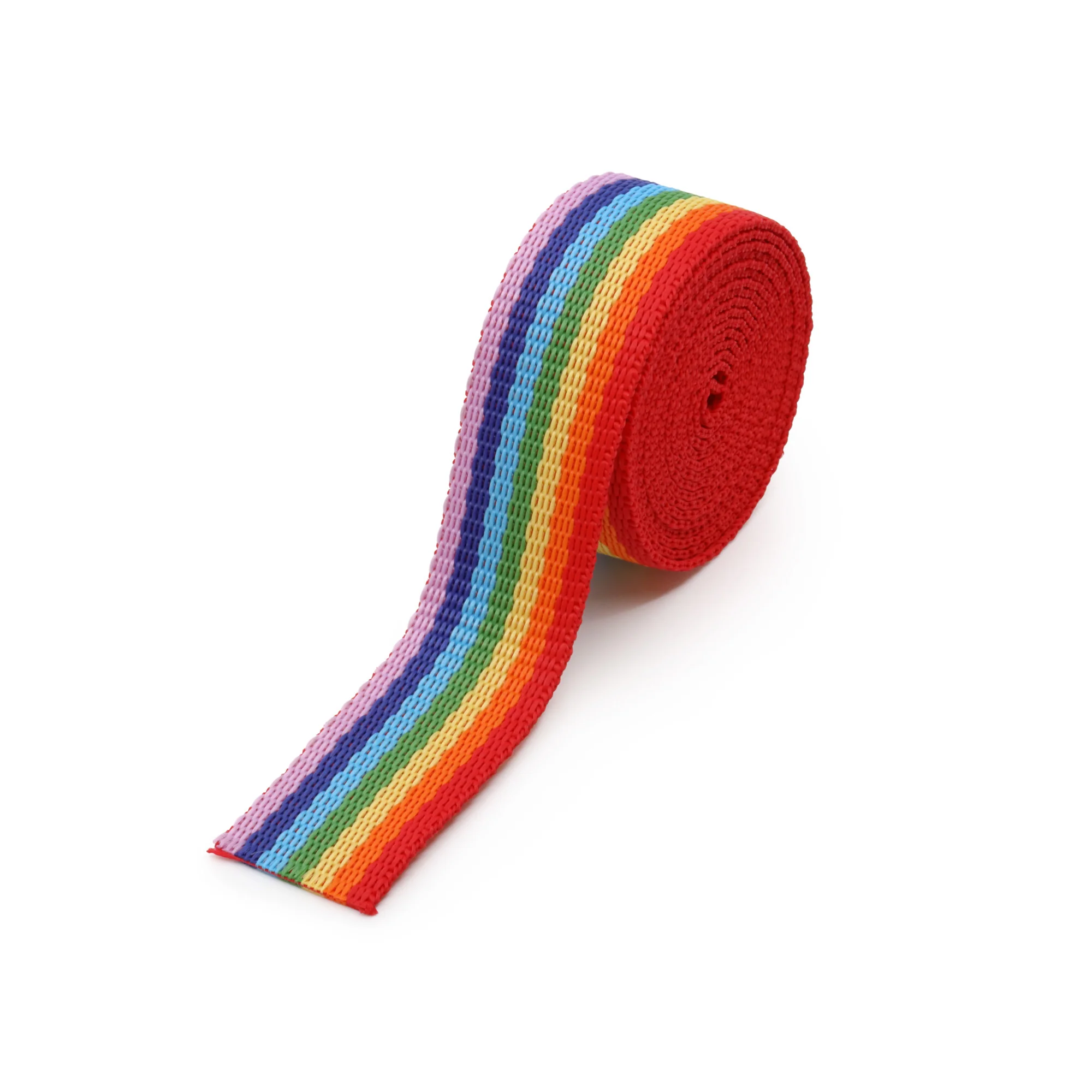 1" Polypro Belting & Strapping, Rainbow, 60" Long - Image 2