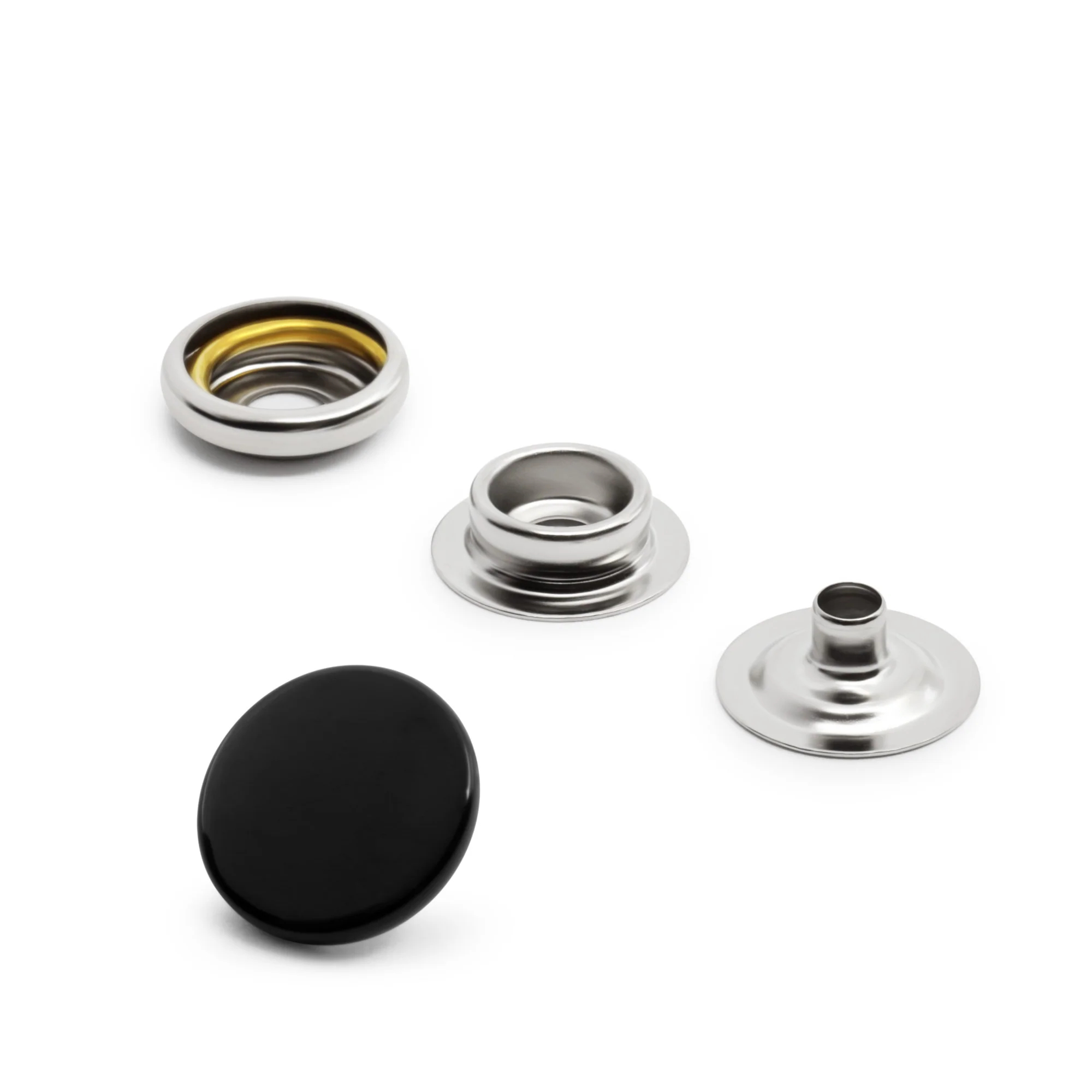 5/8" Heavy Duty Snaps, 7 Sets, Black - Image 3