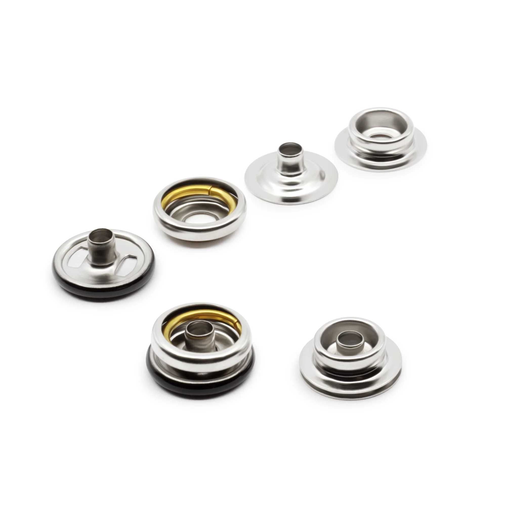 5/8" Heavy Duty Snaps, 7 Sets, Black - Image 4