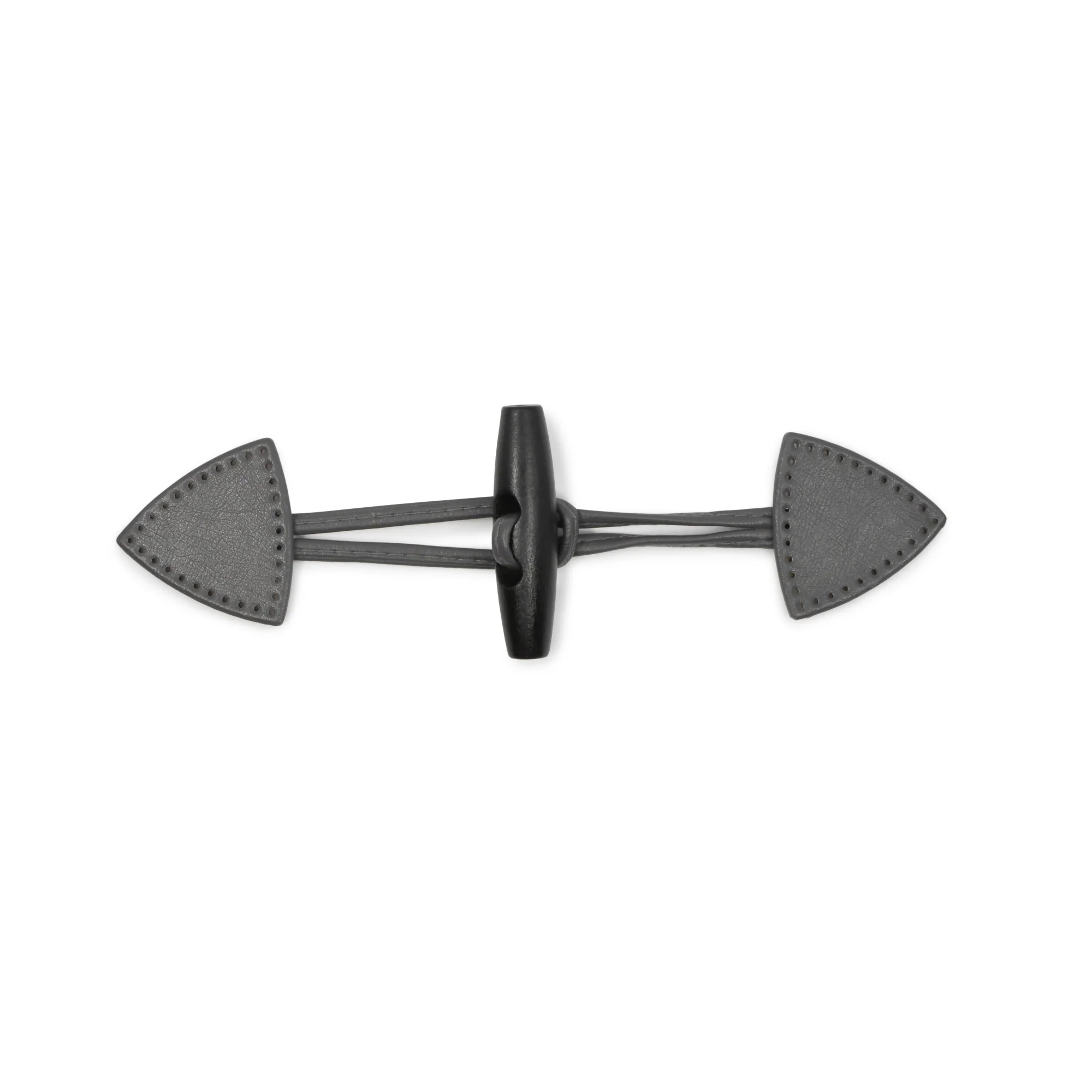 Sew-On Toggle, 1 pc, Gray - Image 2