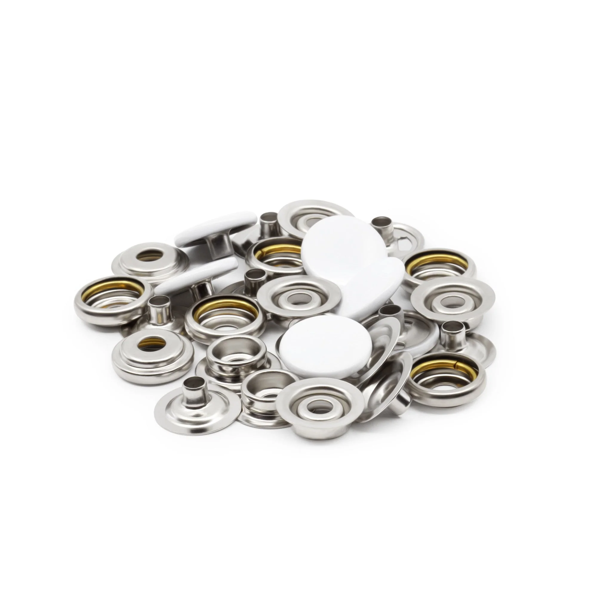 5/8" Heavy Duty Snaps, 7 Sets, White - Image 5