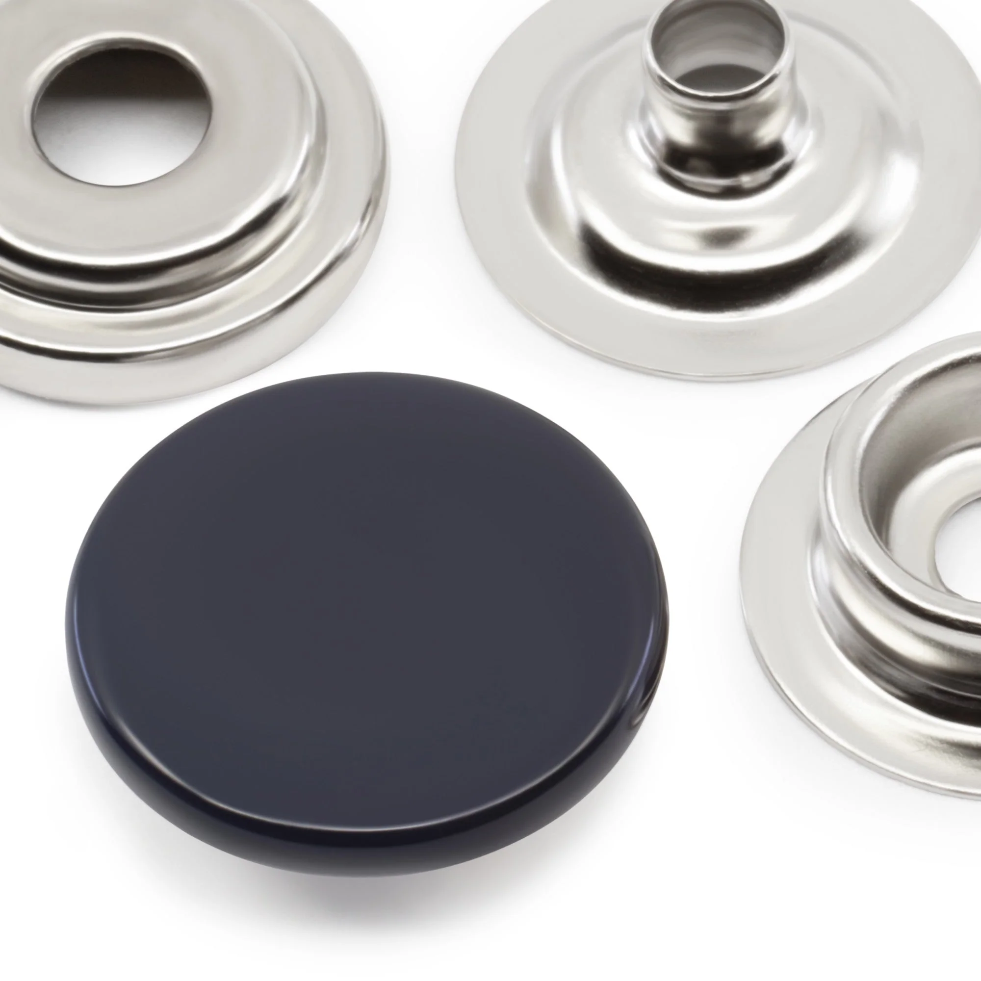 5/8" Heavy Duty Snaps, 7 Sets, Navy - Image 2