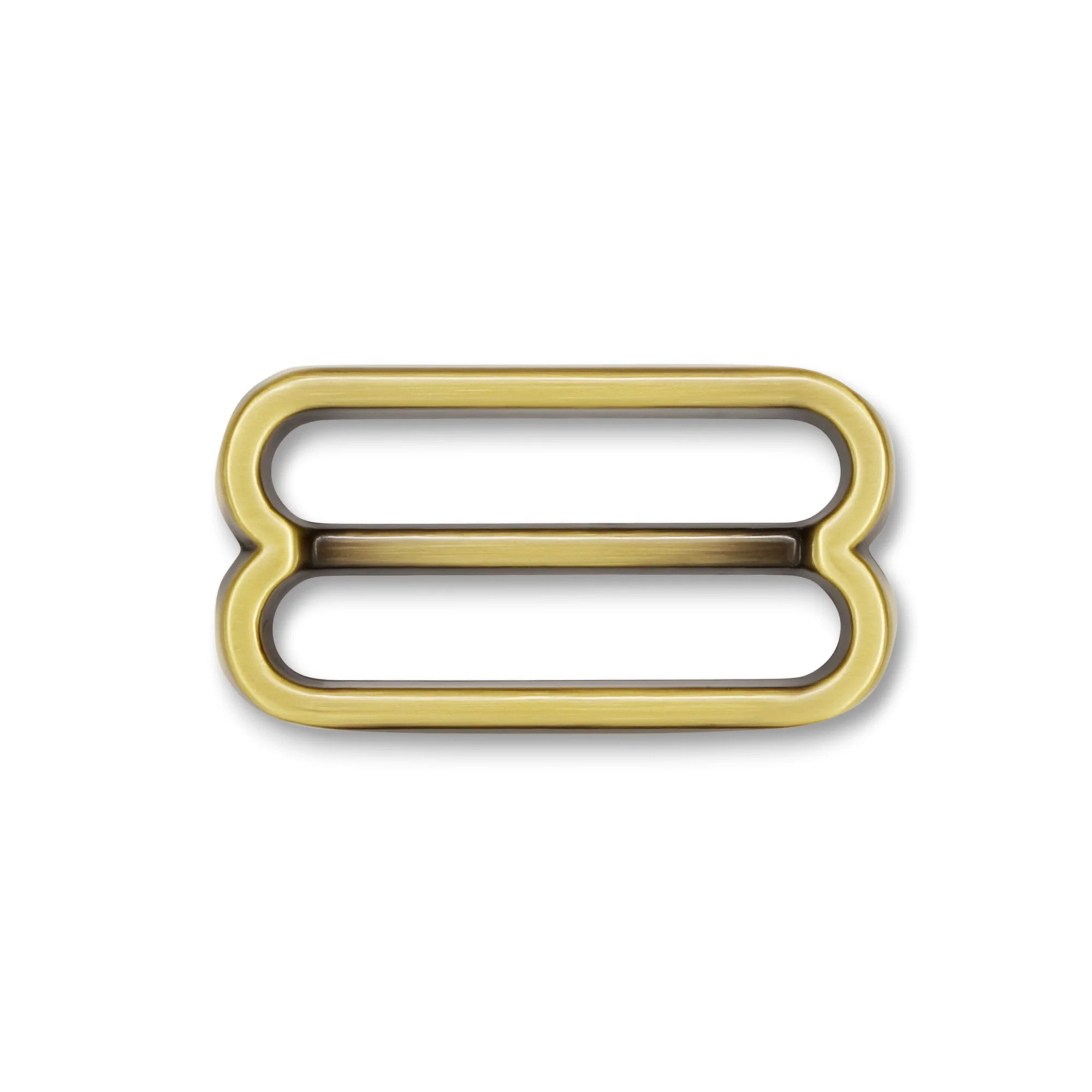 1" Fashion Slide Adjusters, Antique Brass, 2 pc - Image 3