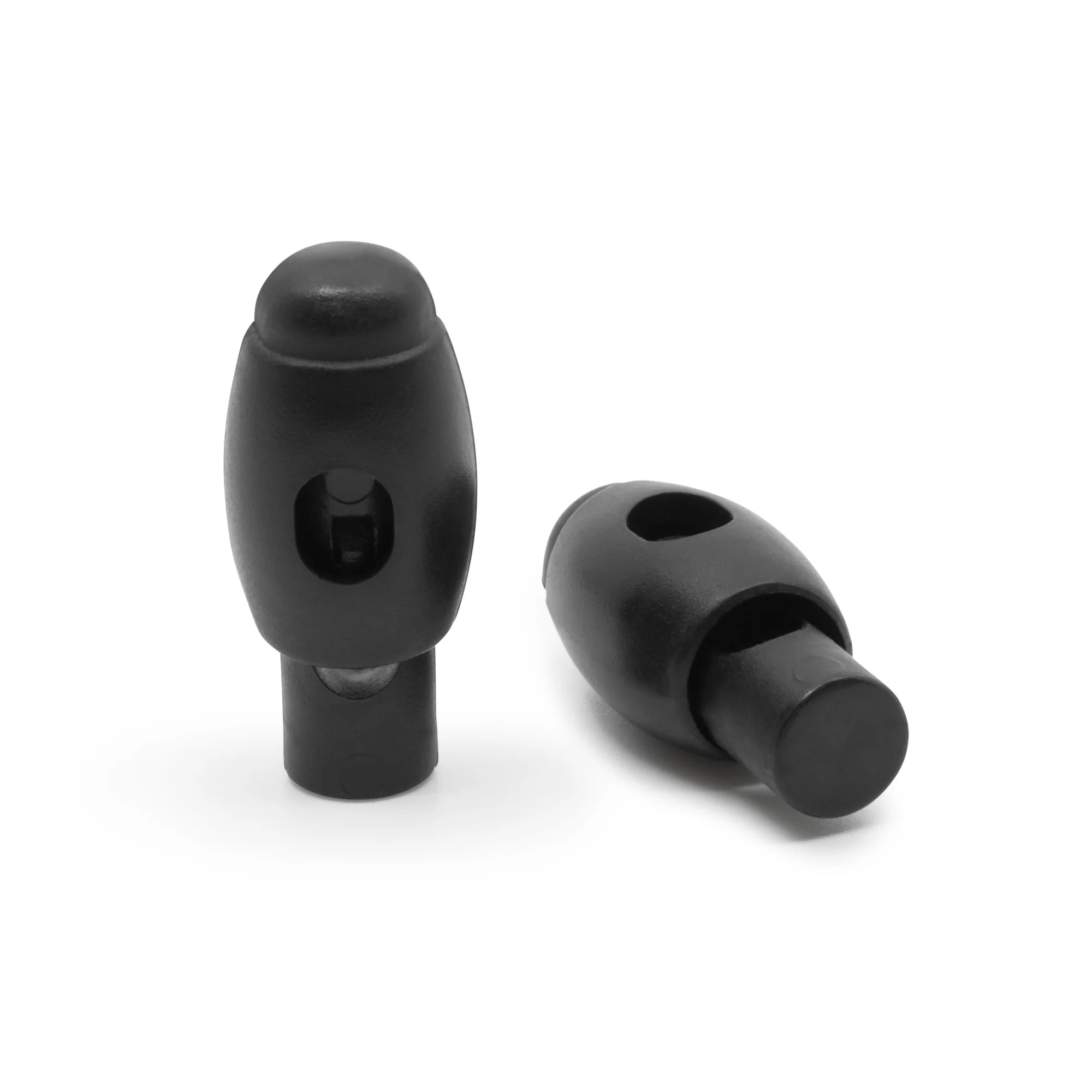 Cord Locks & Stops, Black, 2 pc - Image 3