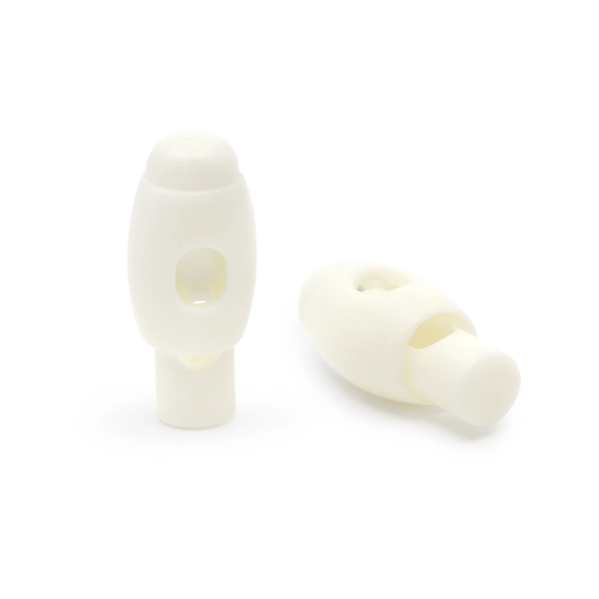 Cord Locks & Stops, White, 2 pc - Image 4
