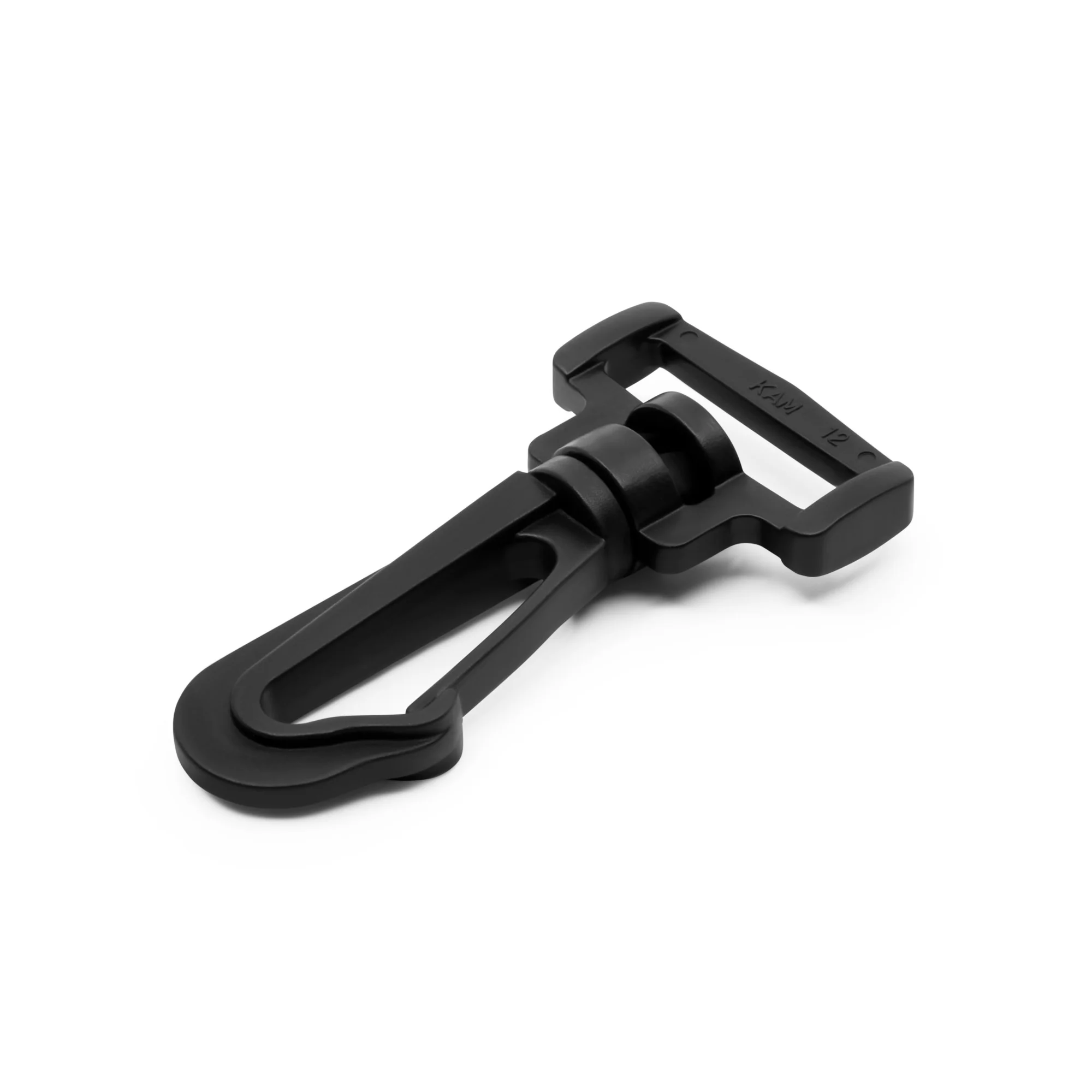 1" Swivel Snap Hook, Black - Image 2