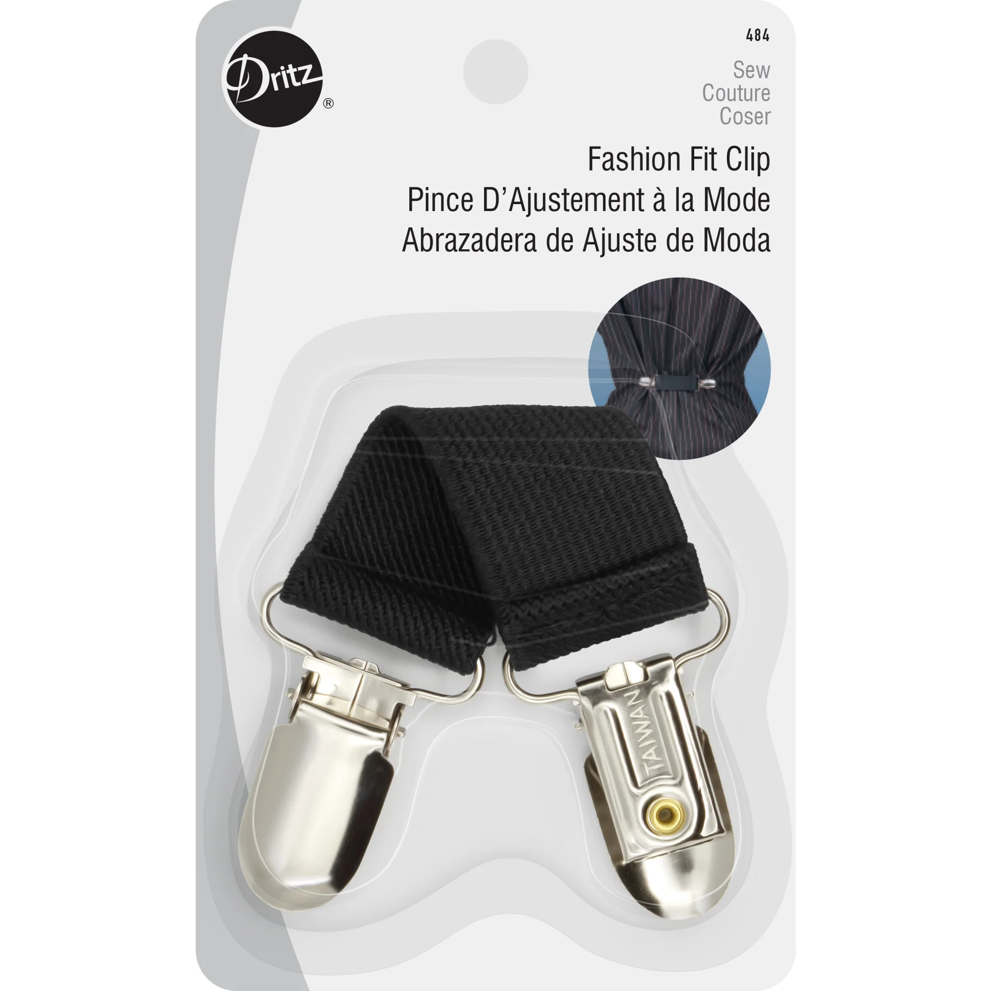 Fashion Fit Clip, 1 pc, Black