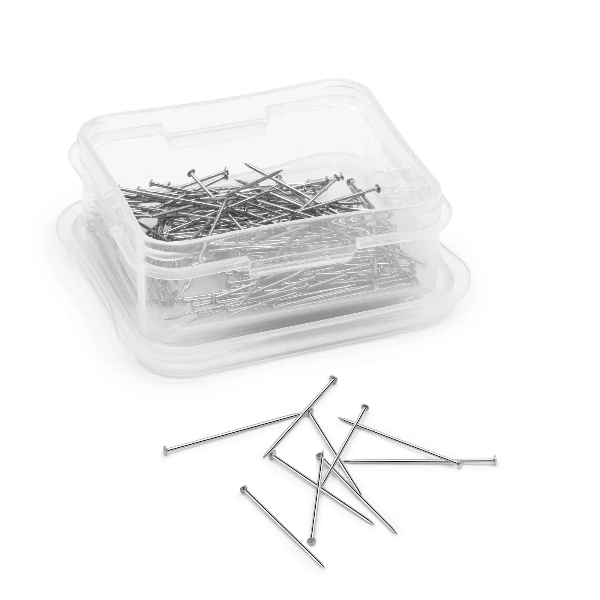 1-1/16" Silk Pins, Nickel, 200 pc - Image 3