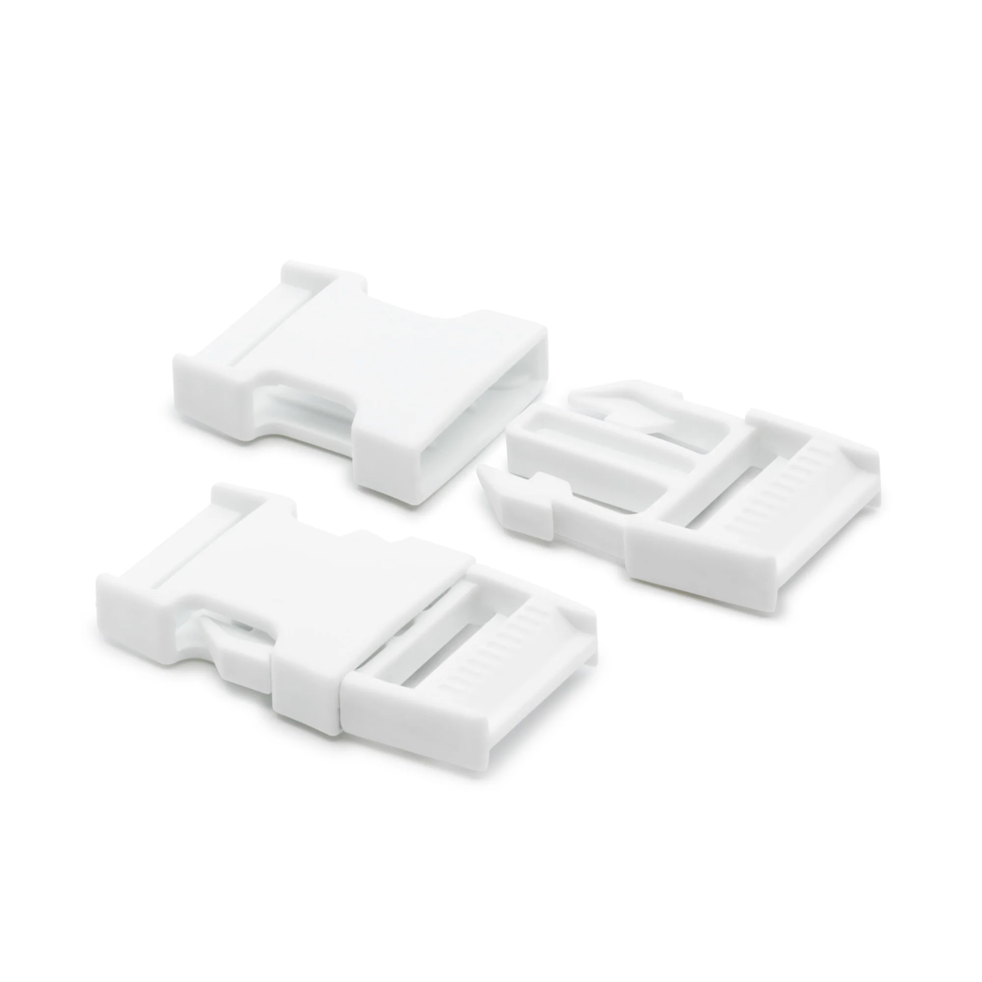1" Parachute Buckle, White - Image 3