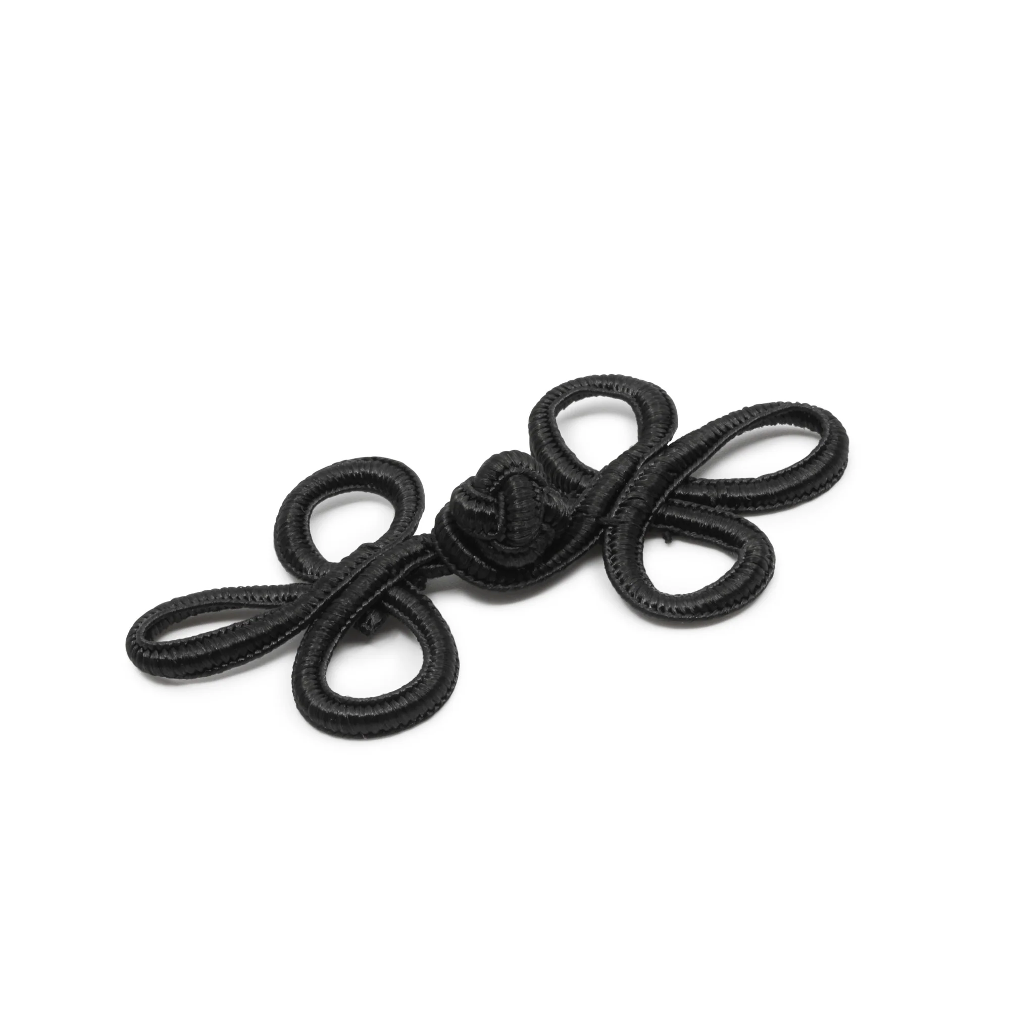 3" Frog Closure Set, Black - Image 4