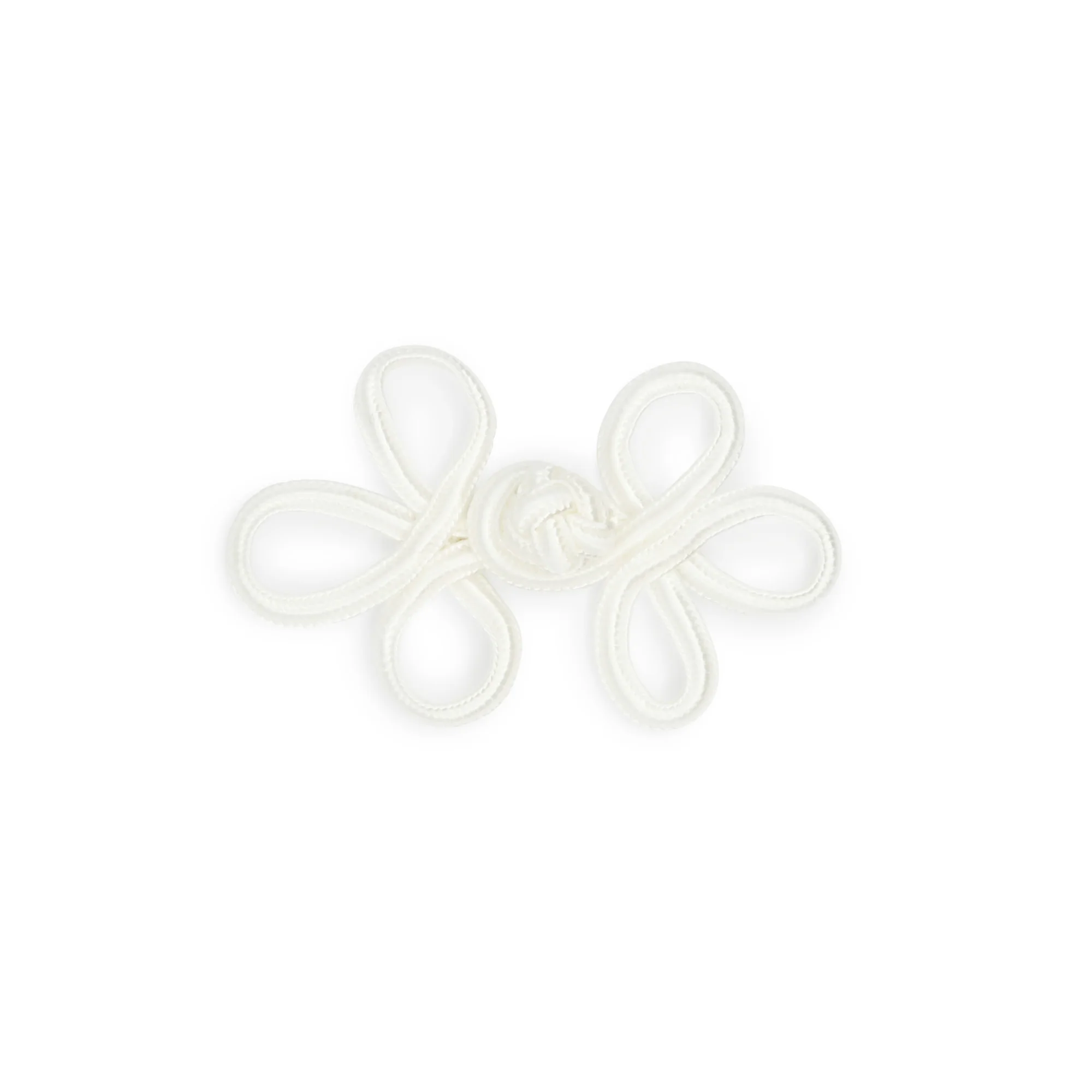 3" Frog Closure Set, White - Image 2