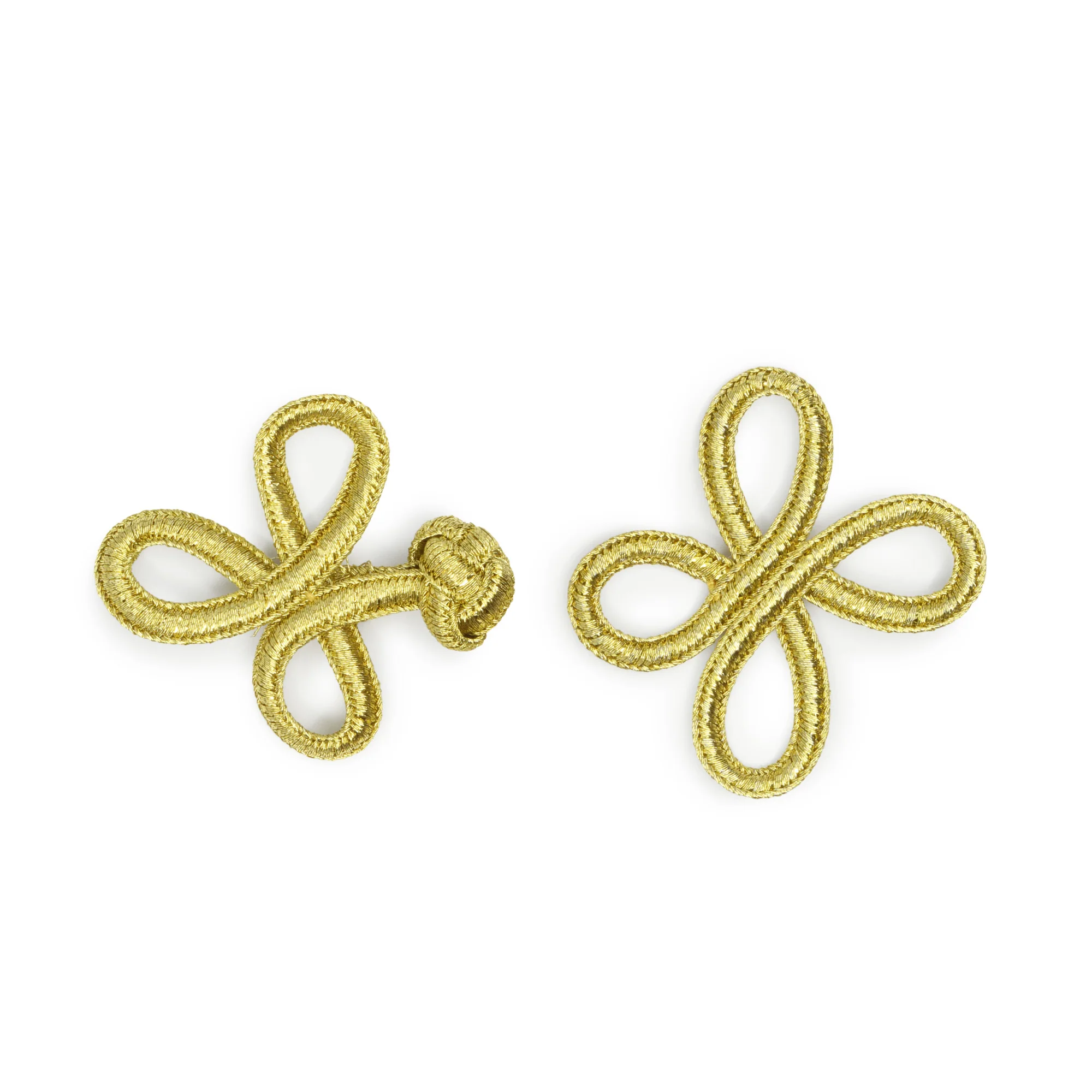 3" Frog Closure Set, Gold - Image 3