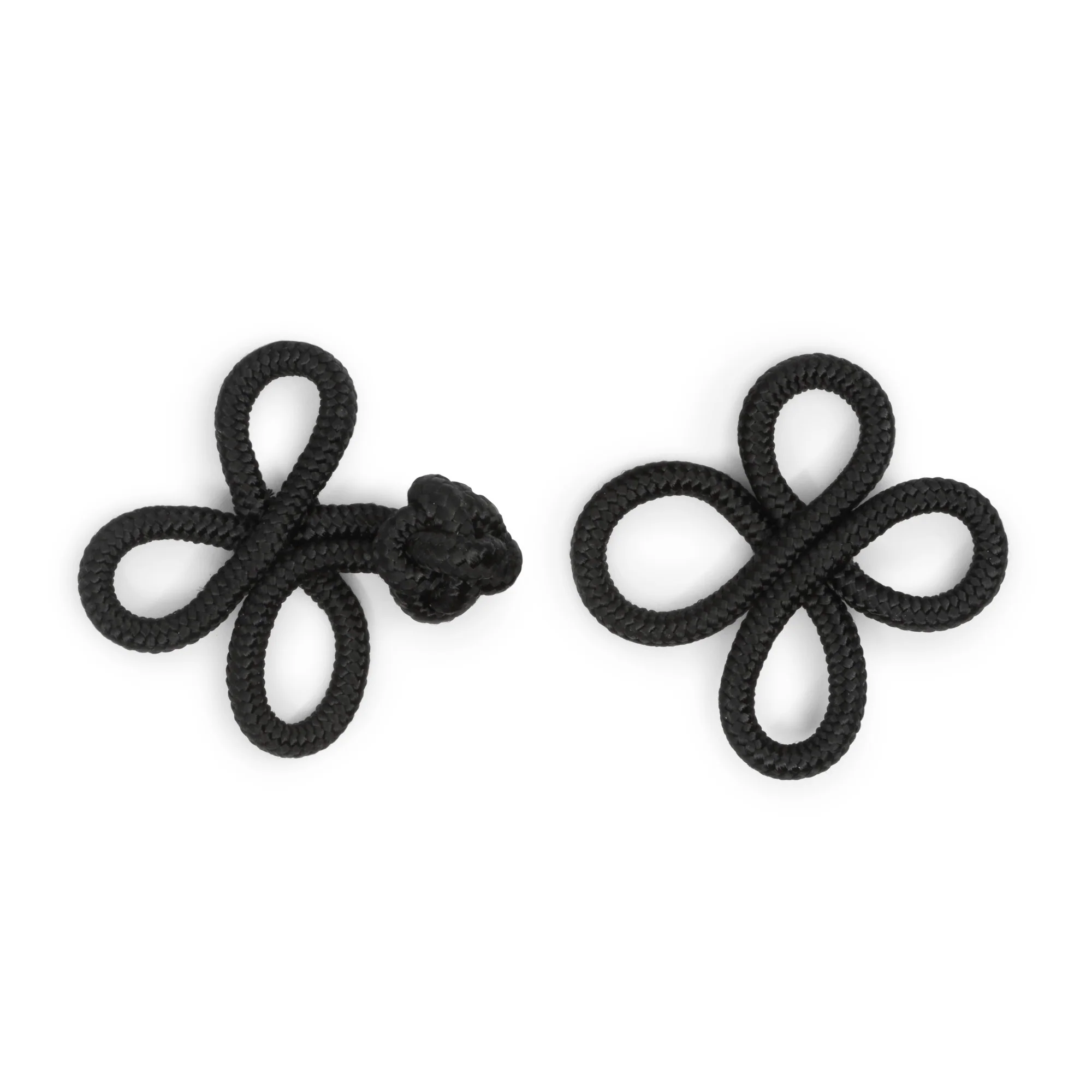 4" Frog Closure Set, Black - Image 3