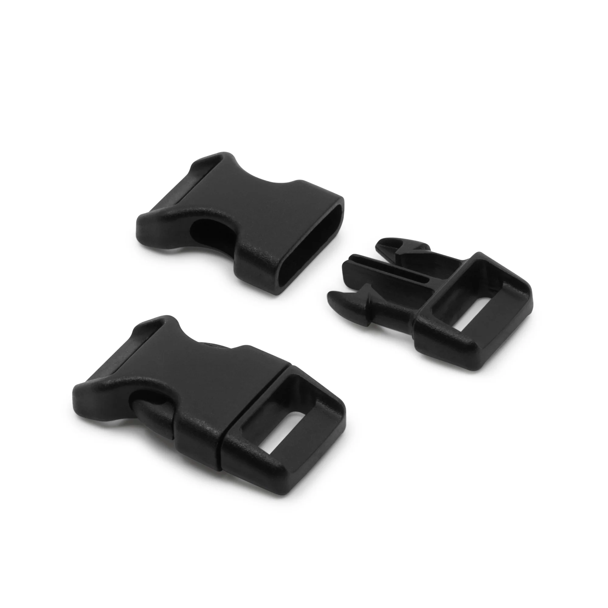5/8" Parachute Buckles, Black, 2 pc - Image 3