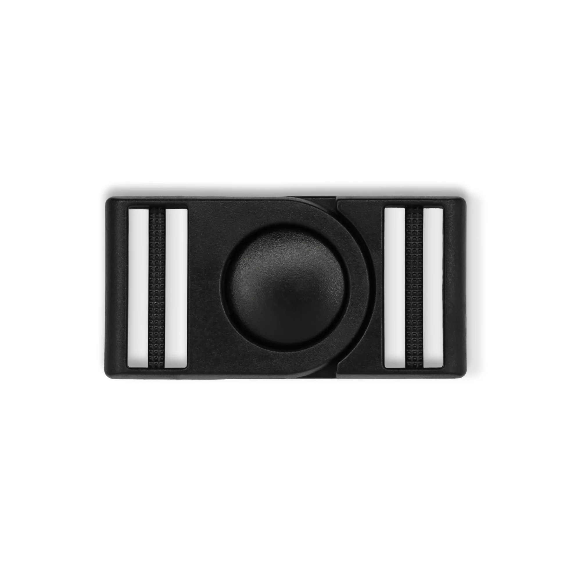 1" Center Release Buckle, Black - Image 2