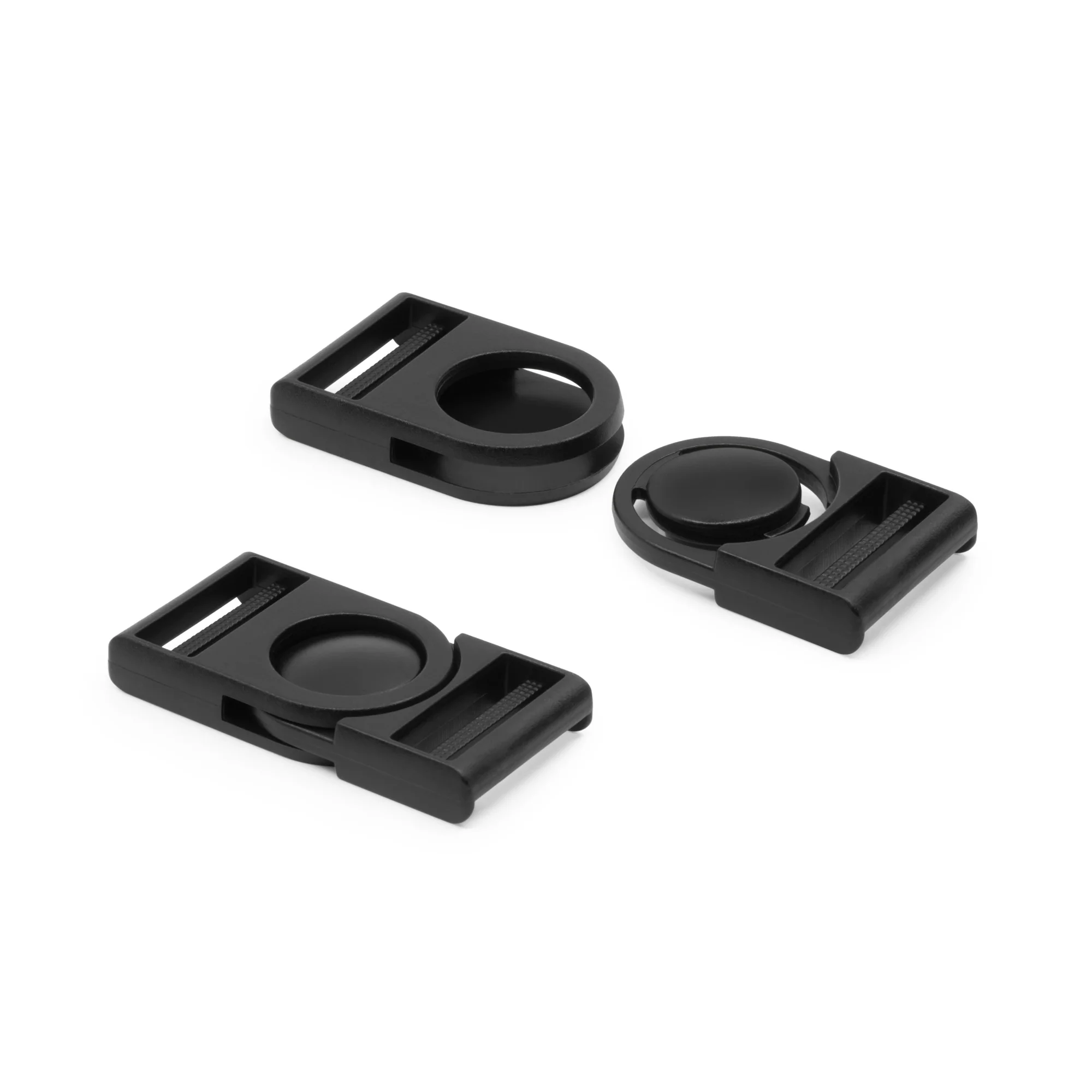 1" Center Release Buckle, Black - Image 4