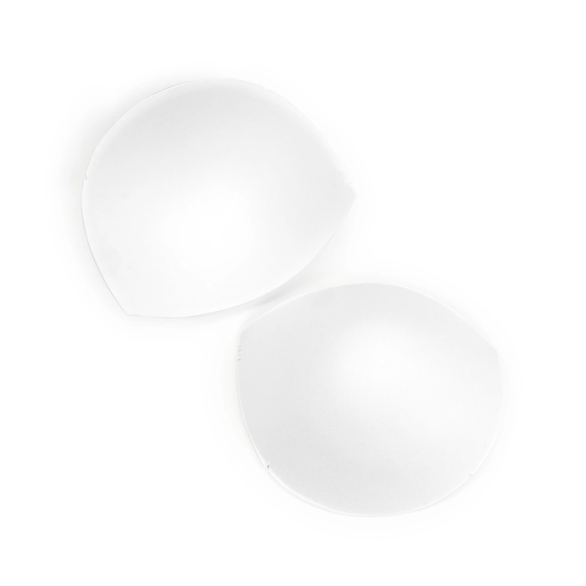 Molded Foam Bra Cups, White, DDD Cup - Image 2