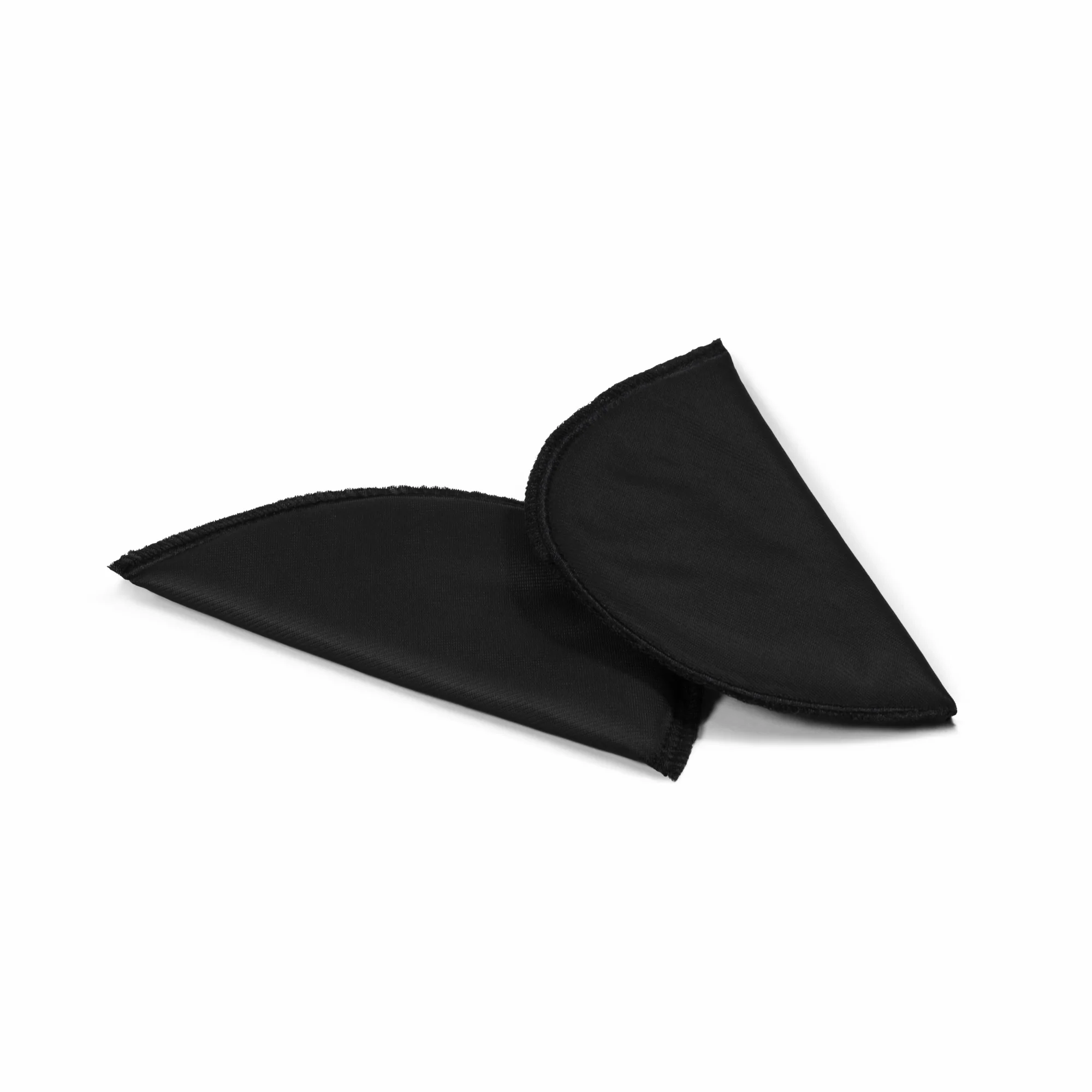 1/2" Covered All-Purpose Shoulder Pads, Black - Image 2